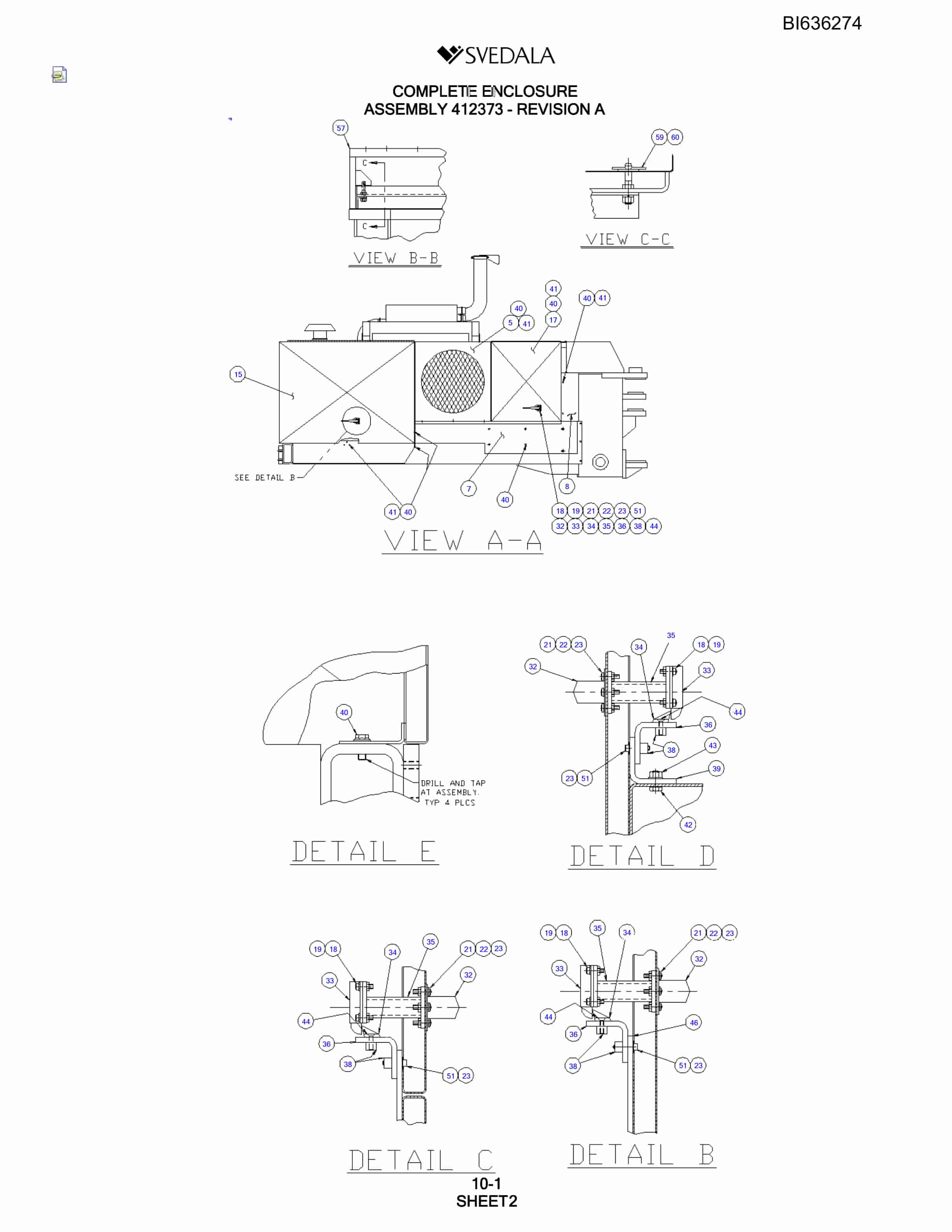 Bucyrus 402 Hydra-Trac Parts Catalog BI636274-5