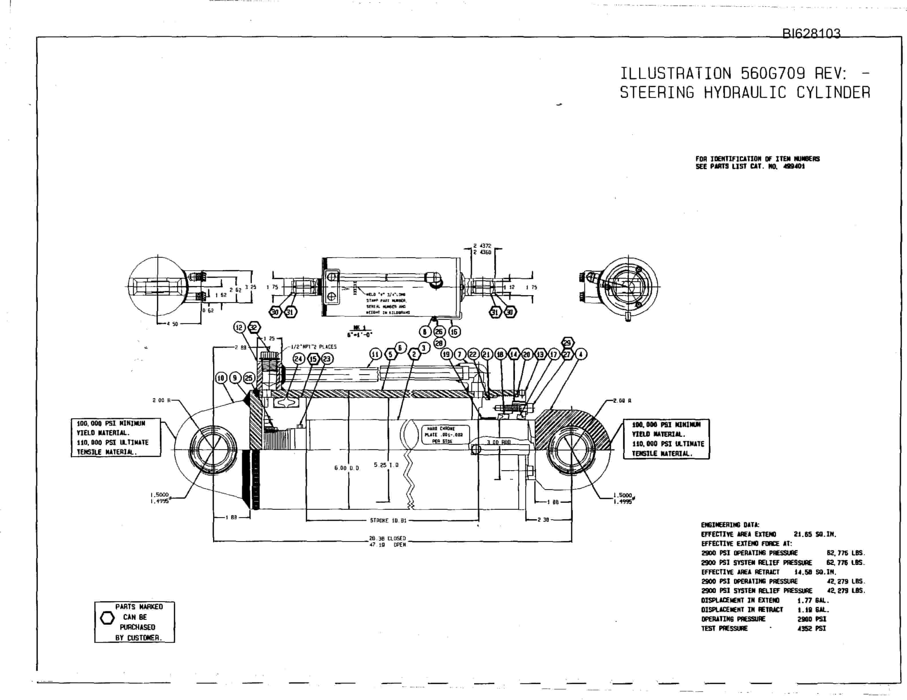 Bucyrus 4116 Diesel Ramcar Parts Catalog BI628103-4
