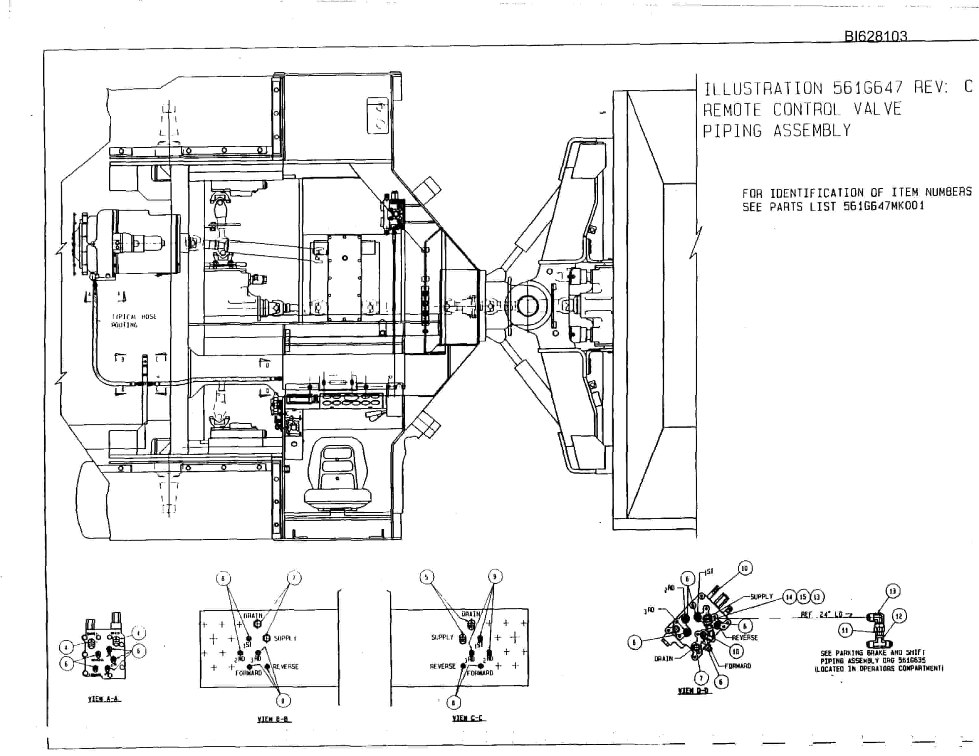 Bucyrus 4116 Diesel Ramcar Parts Catalog BI628103-5