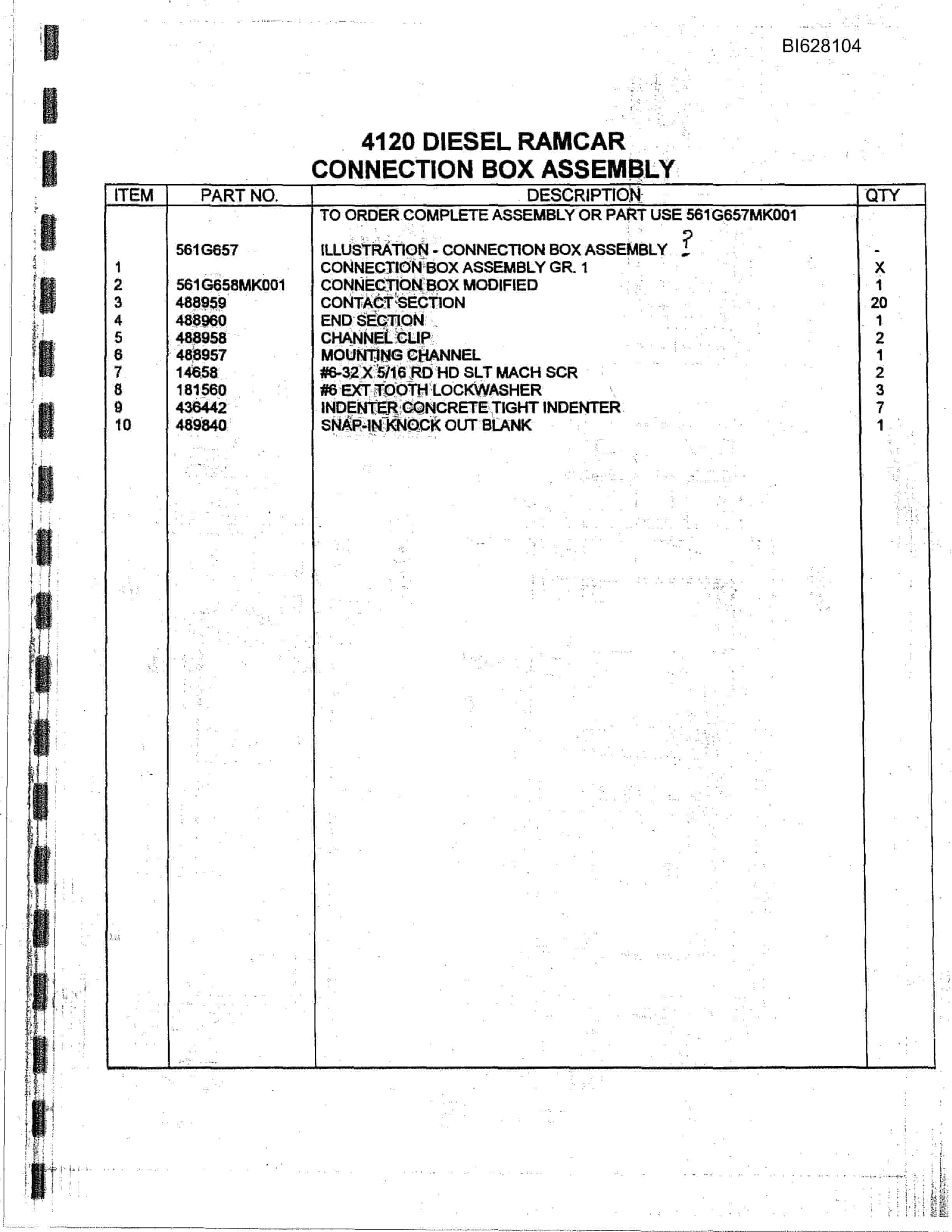 Bucyrus 4120 Diesel Ramcar Parts Catalog BI628104 4 Bucyrus 4120 Diesel Ramcar Parts Catalog BI628104 - Image 4