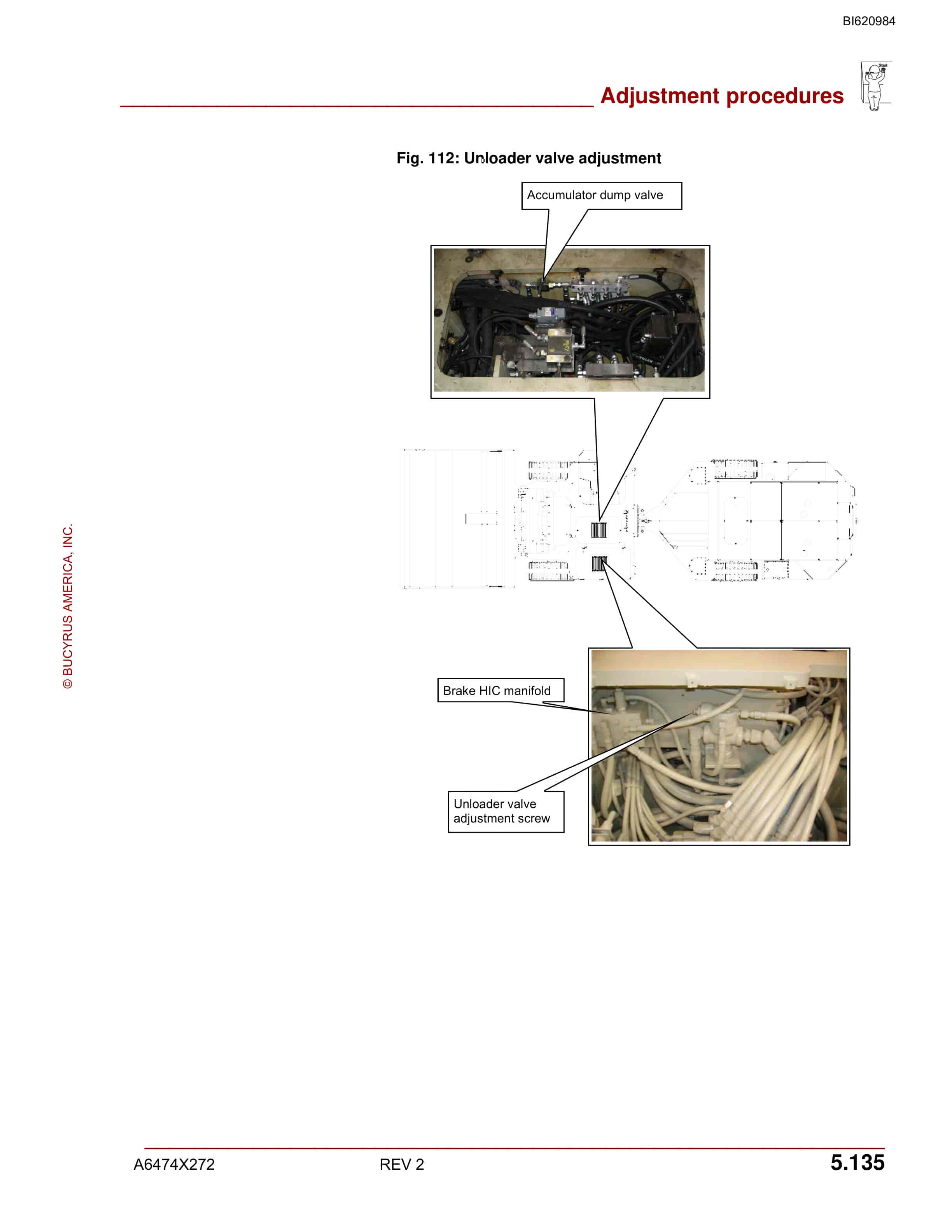 Bucyrus 482 Diesel UN-A-TRAC Operation Manual BI620984-5