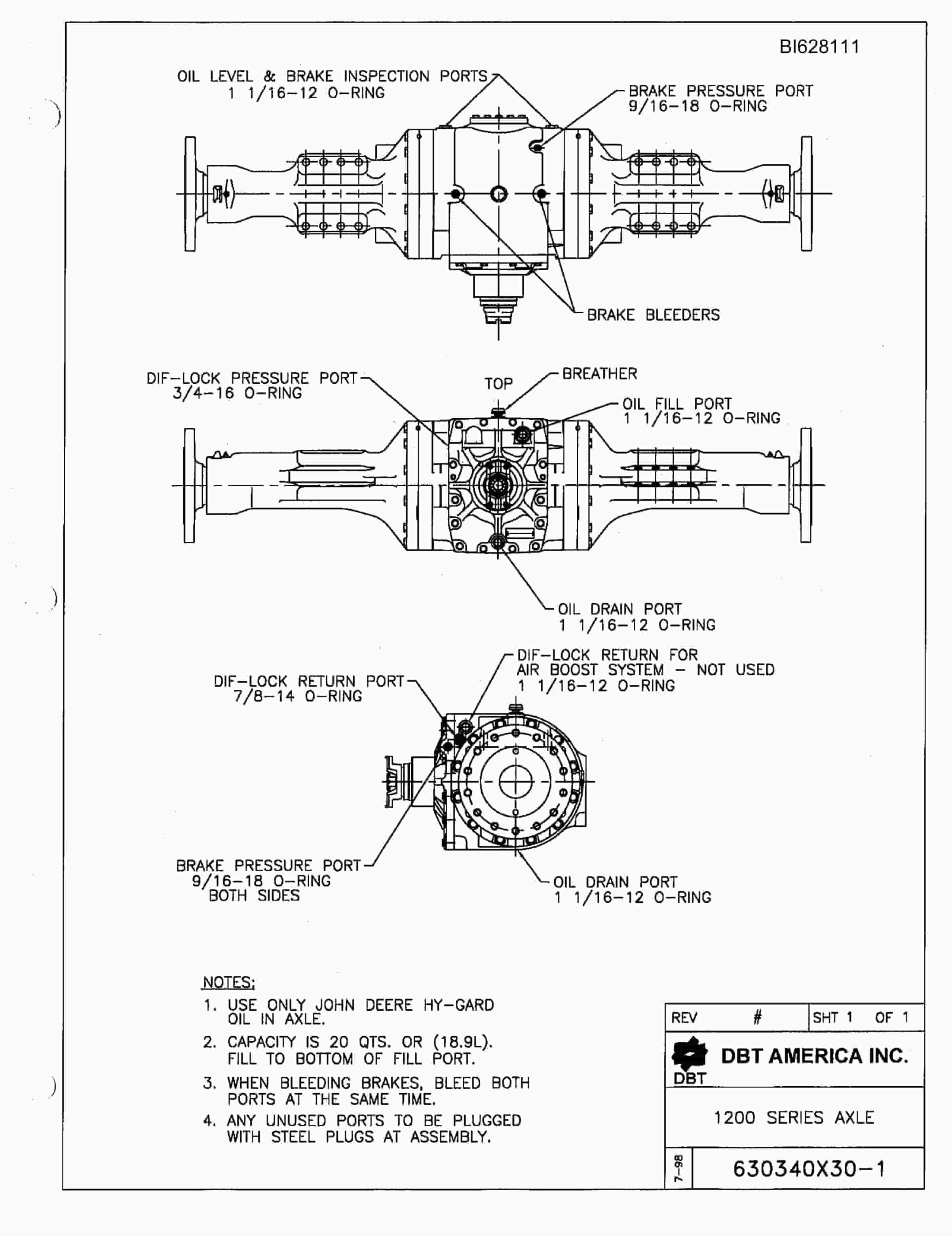 Bucyrus 482 Parts Catalog BI628111-3