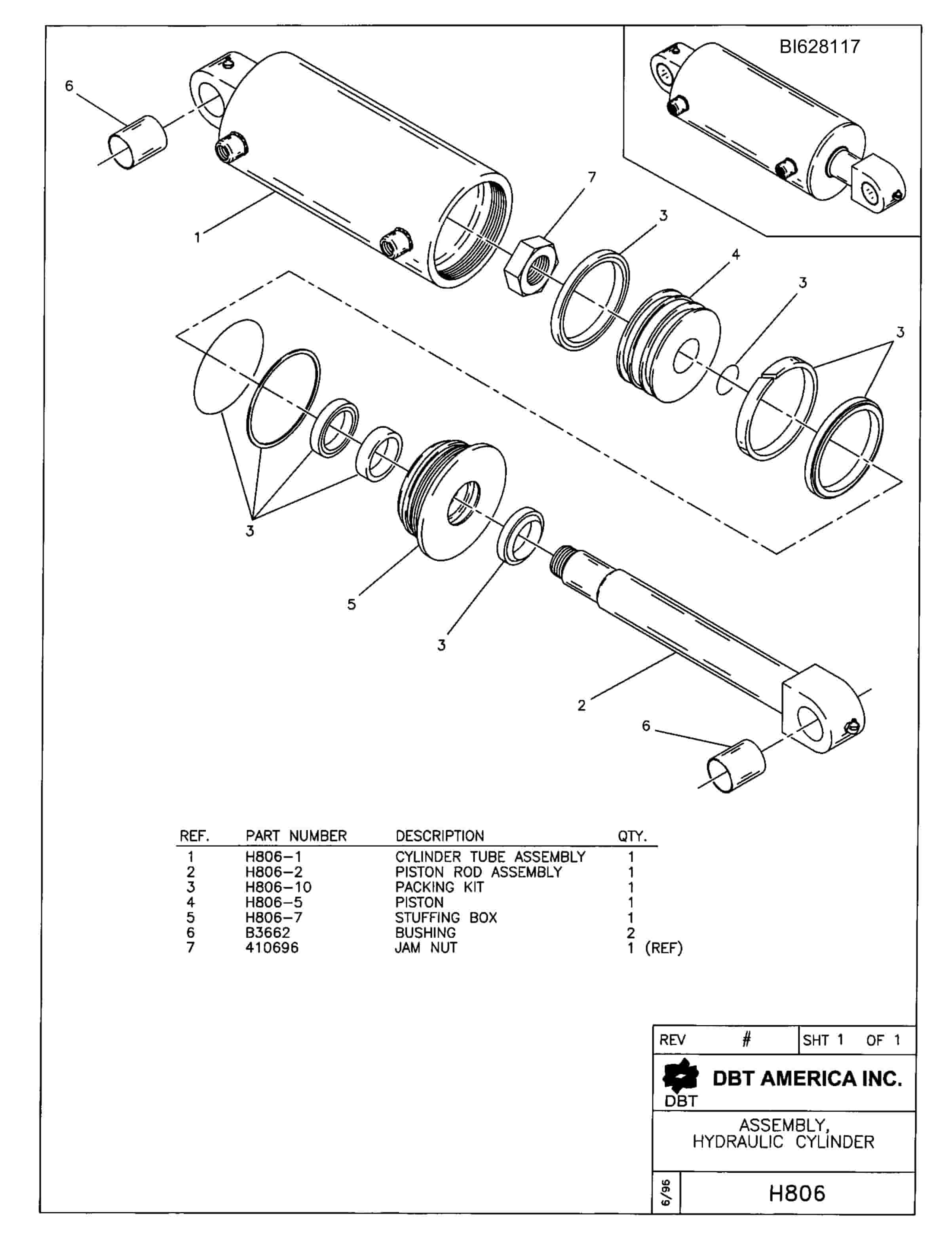 Bucyrus 482 Parts Catalog BI628117-2