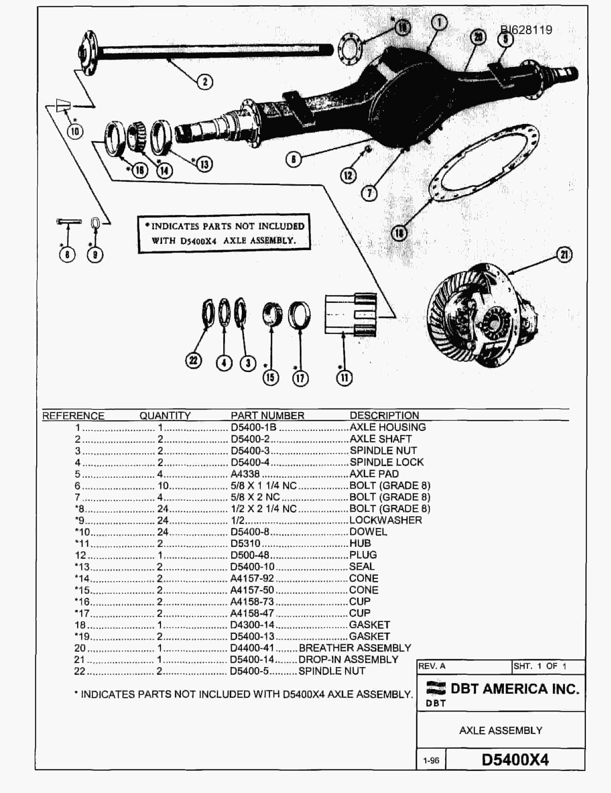 Bucyrus 482 Parts Catalog BI628119-3