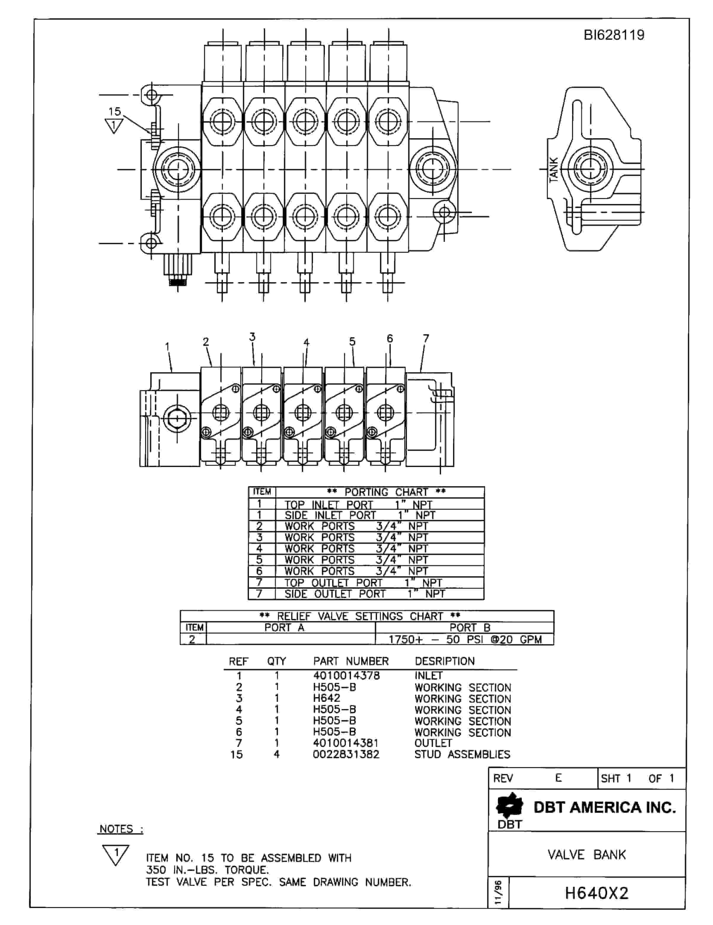 Bucyrus 482 Parts Catalog BI628119-4