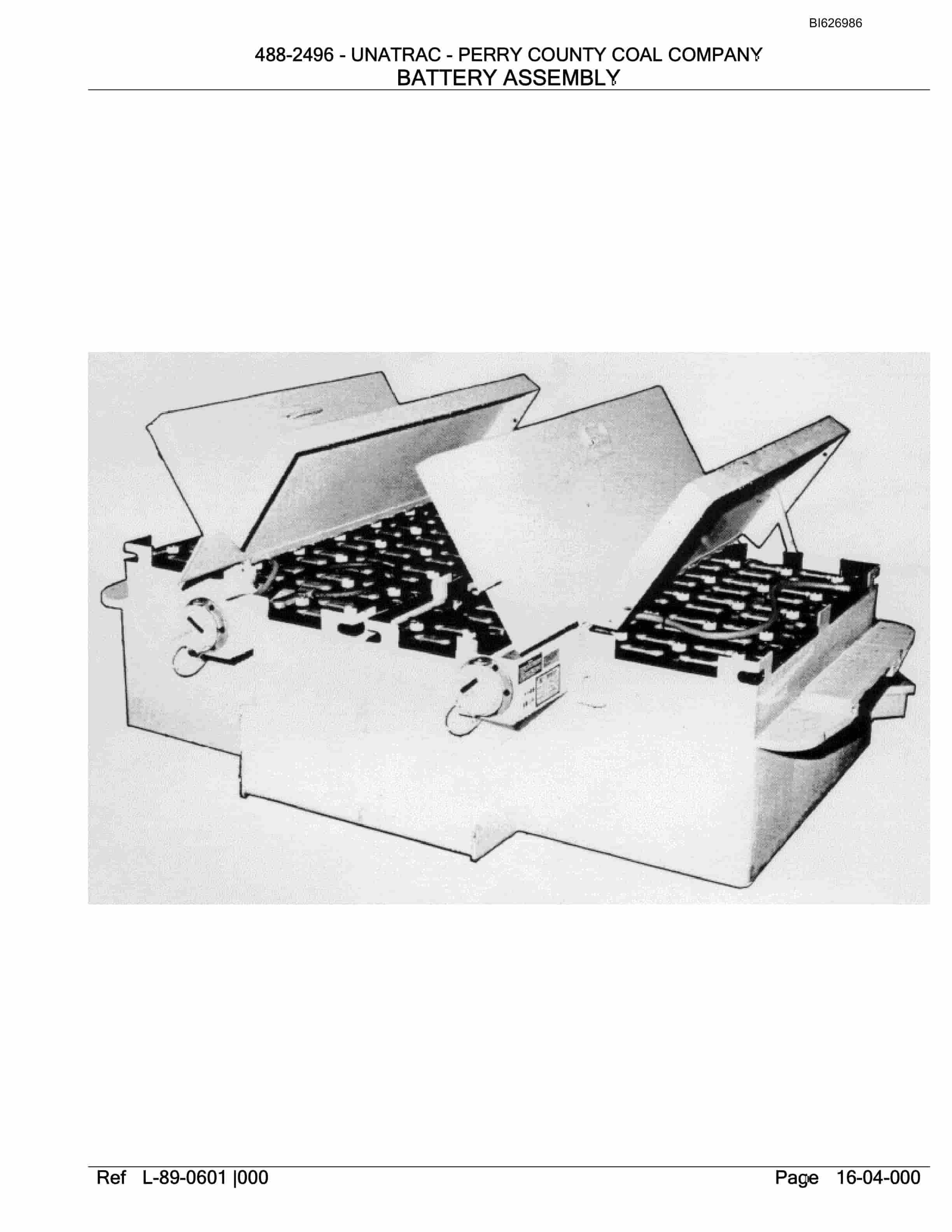 Bucyrus 488-2496 UN-A-TRAC Parts Catalog BI626986-4