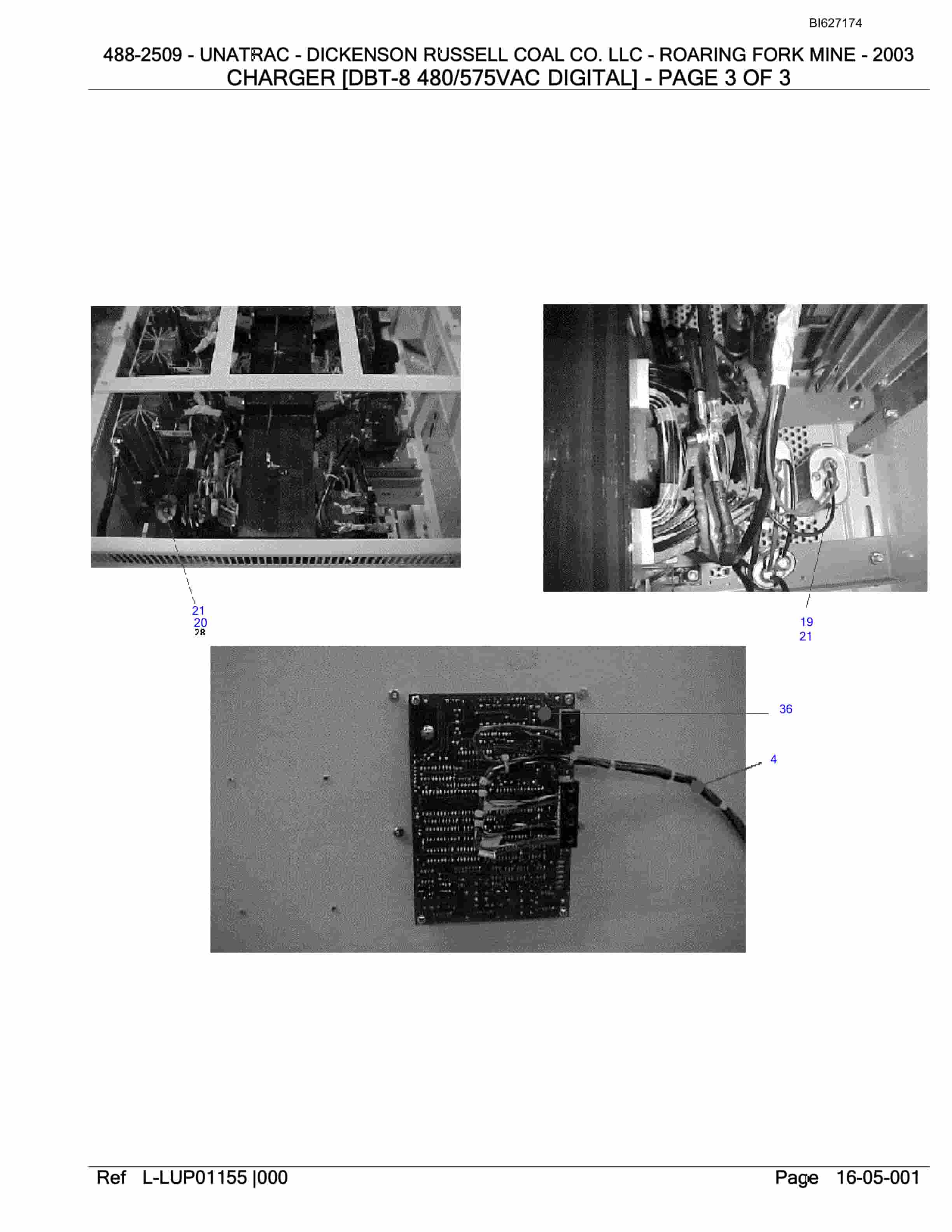 Bucyrus 488-2509 UN-A-TRAC Parts Catalog BI627174-5