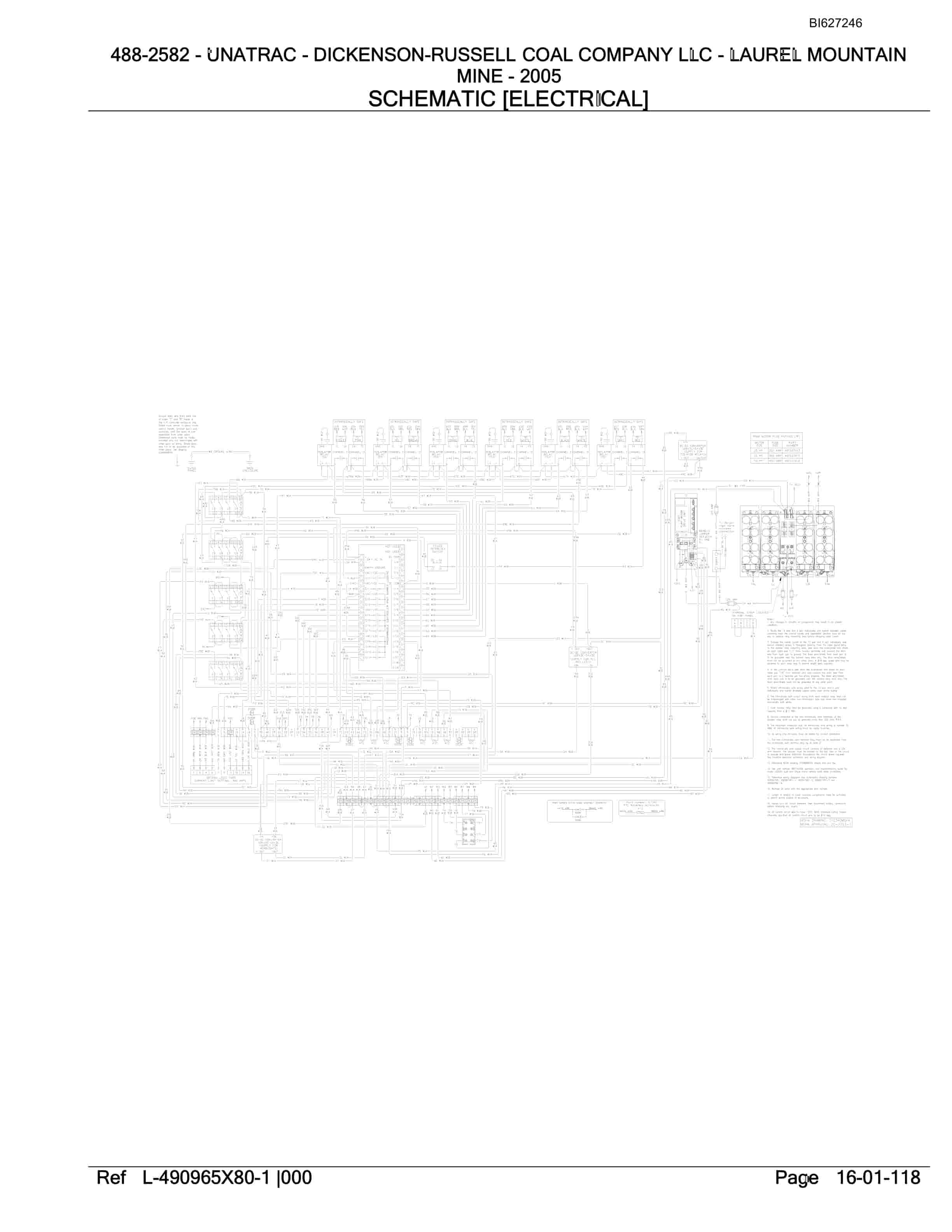 Bucyrus 488-2582 UN-A-TRAC Parts Catalog BI627246-2
