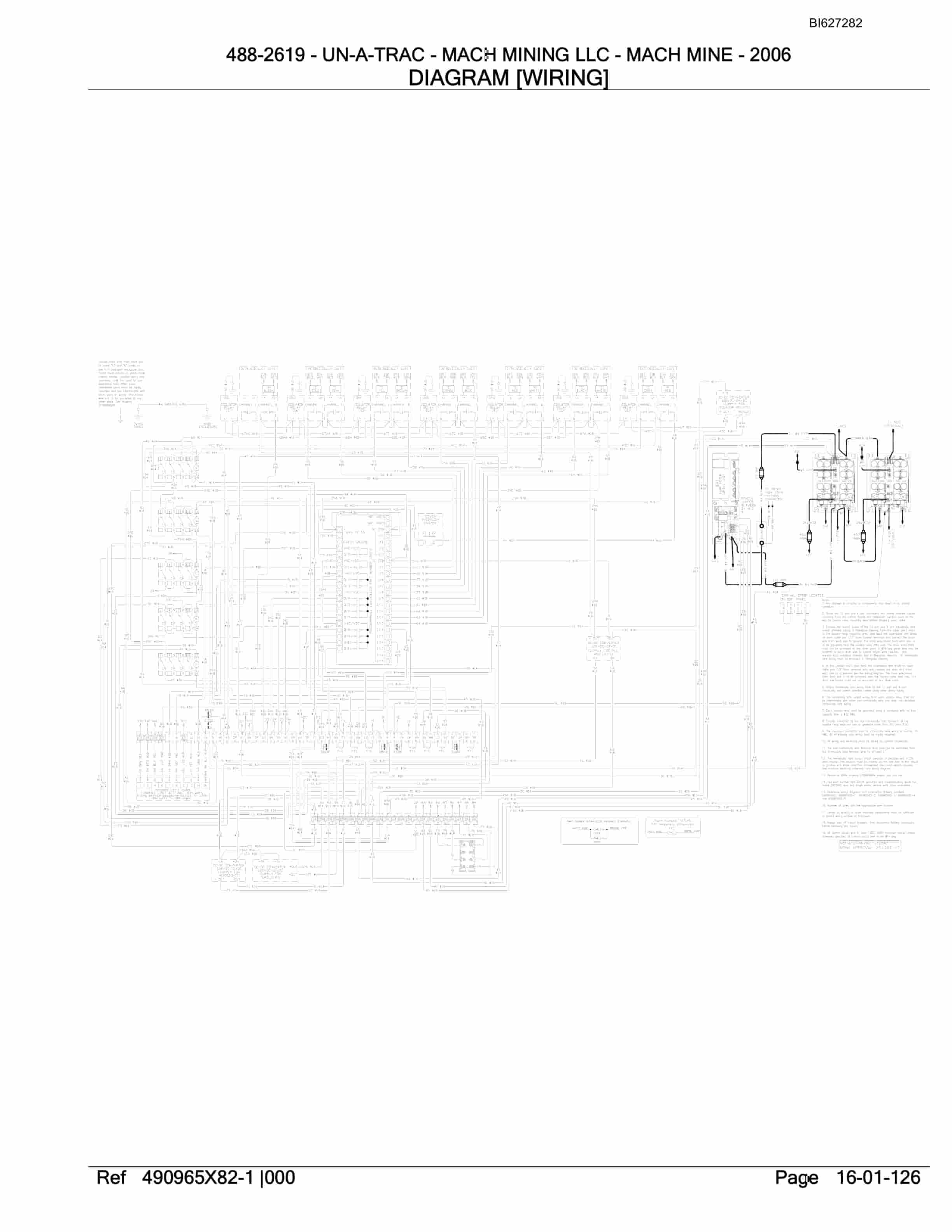 Bucyrus 488-2619 UN-A-TRAC Parts Catalog BI627282-3