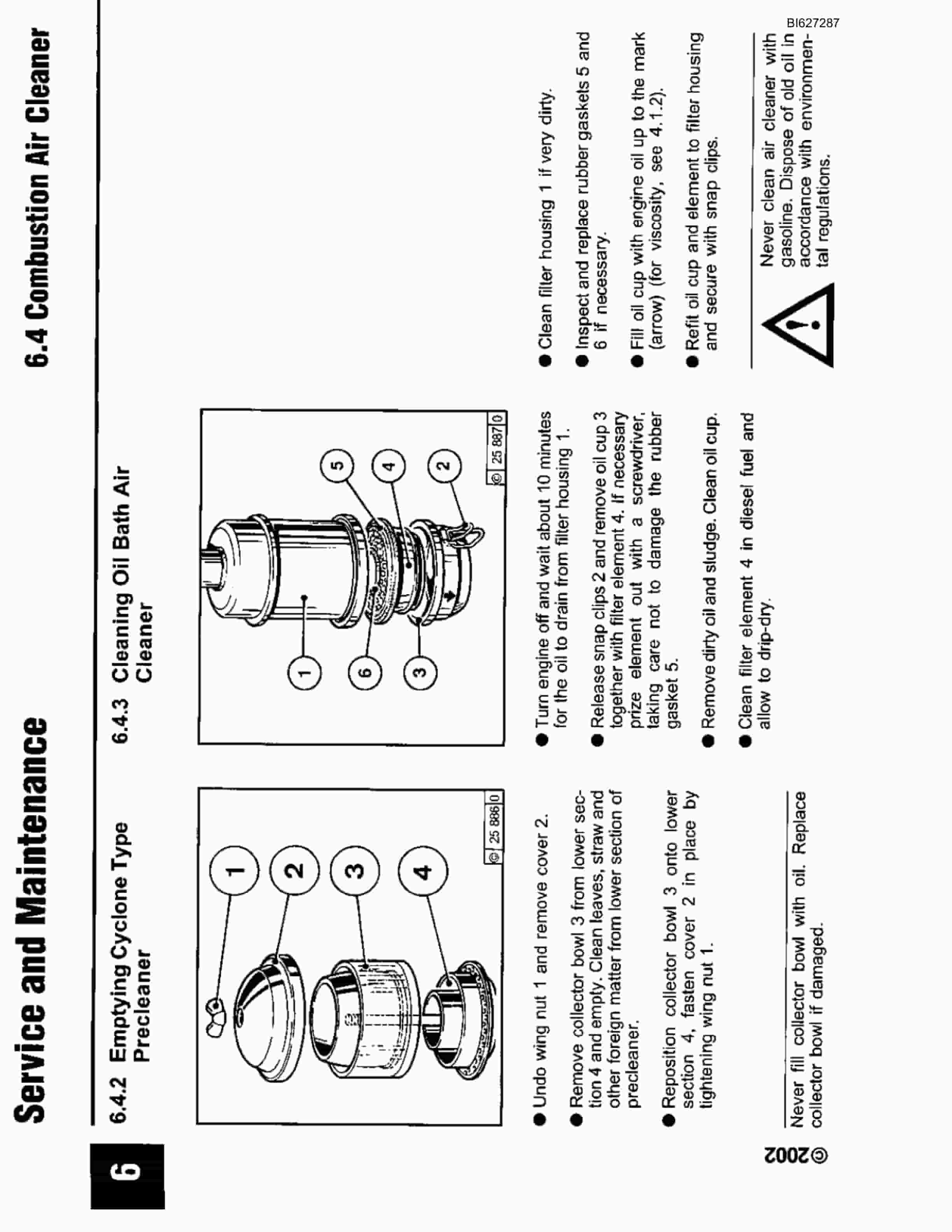 Bucyrus 488-2624 UN-A-TRAC Spare Parts List BI627287-3