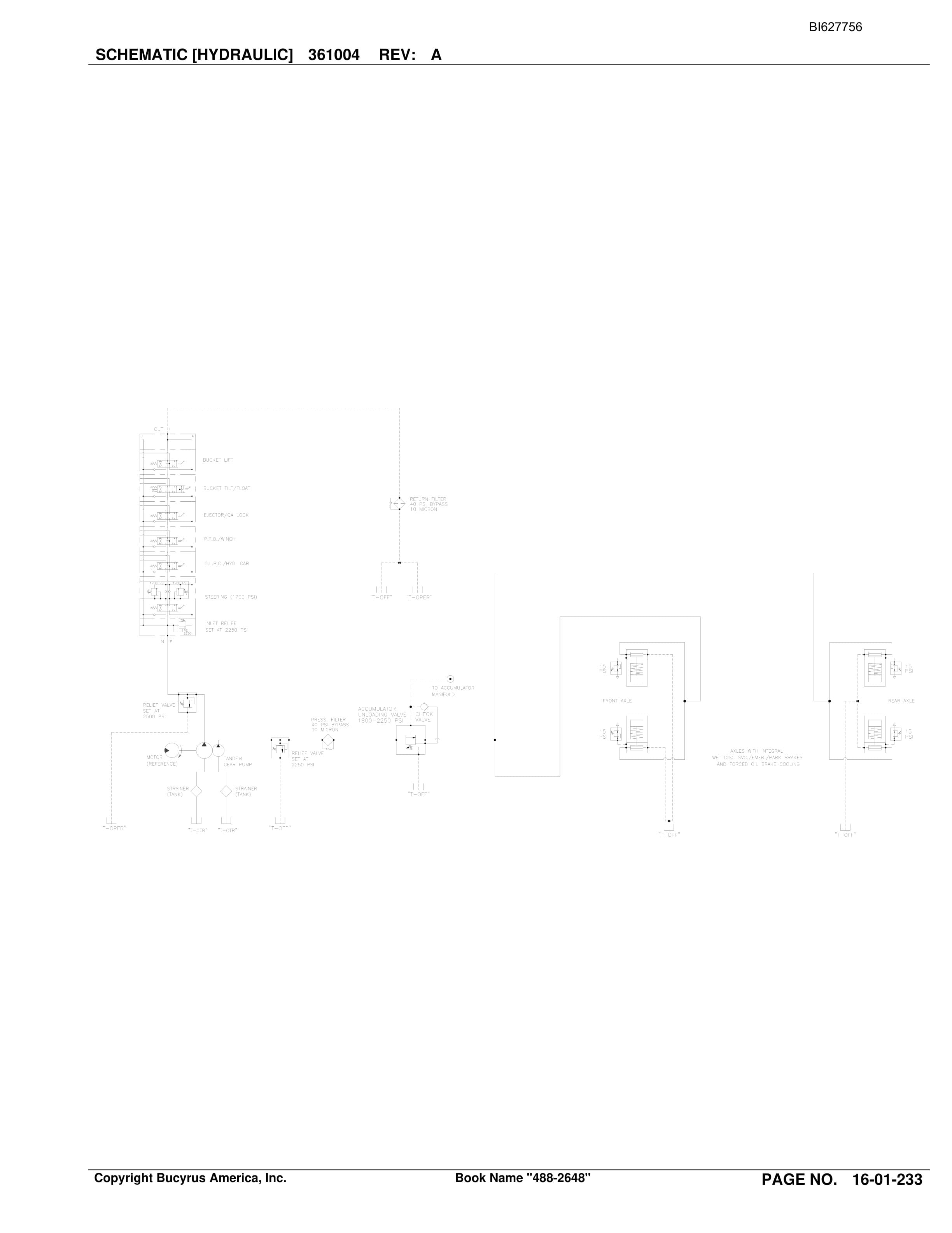 Bucyrus 488-2648 UN-A-TRAC Parts Catalog BI627756-5