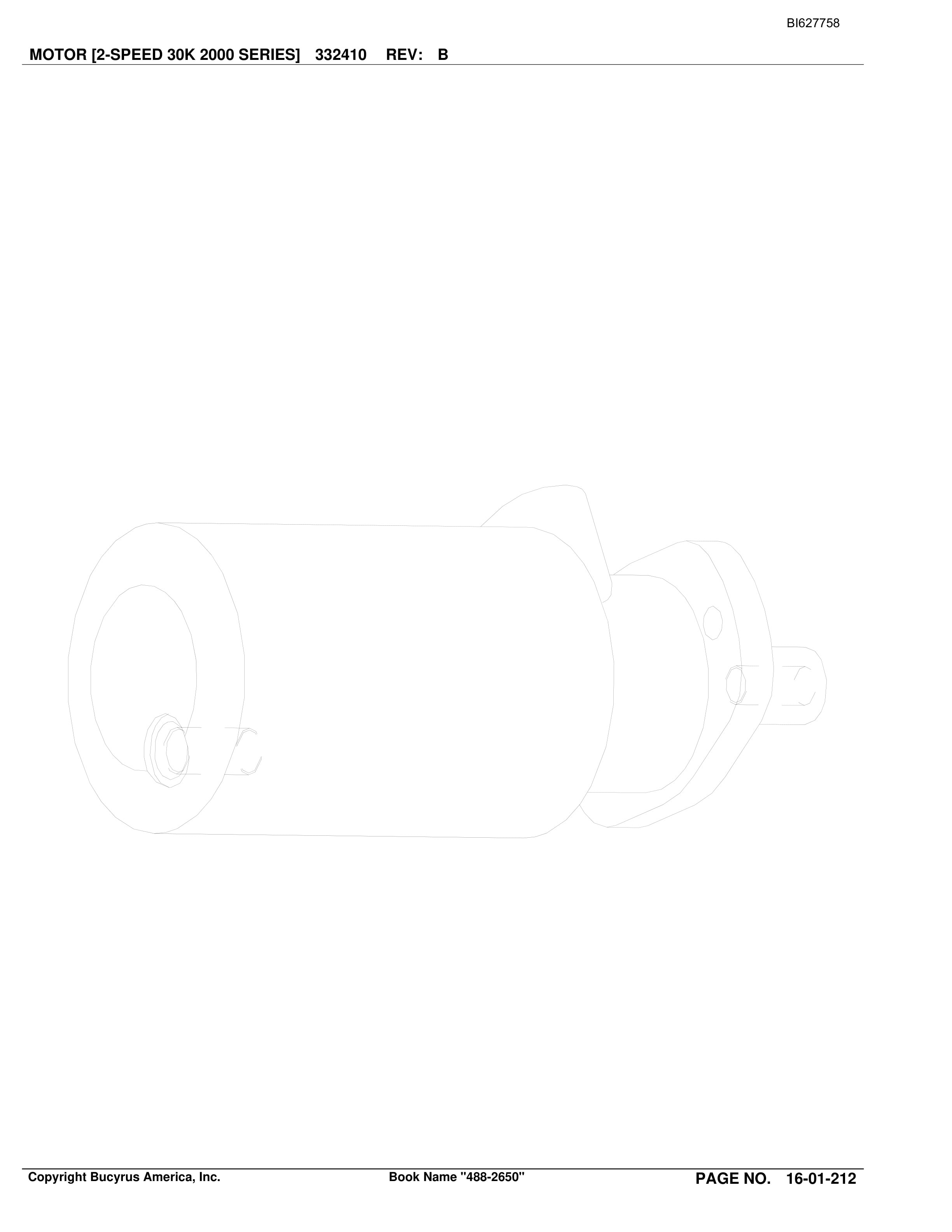 Bucyrus 488-2650 UN-A-TRAC Spare Parts List BI627758-3