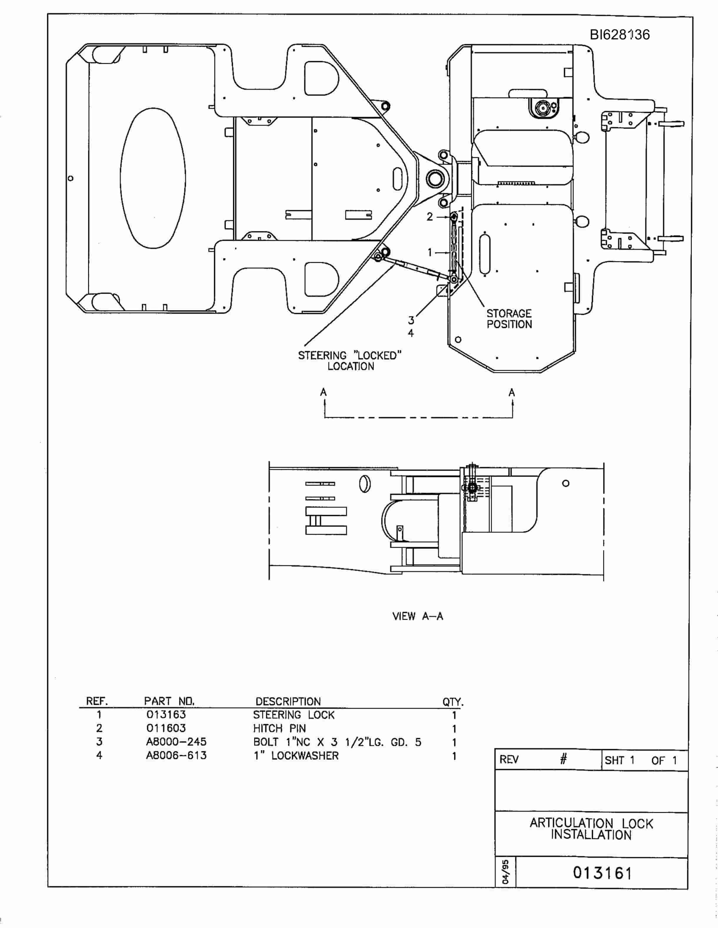 Bucyrus 488-6 W-G.L.B.C Parts Catalog BI628136-4