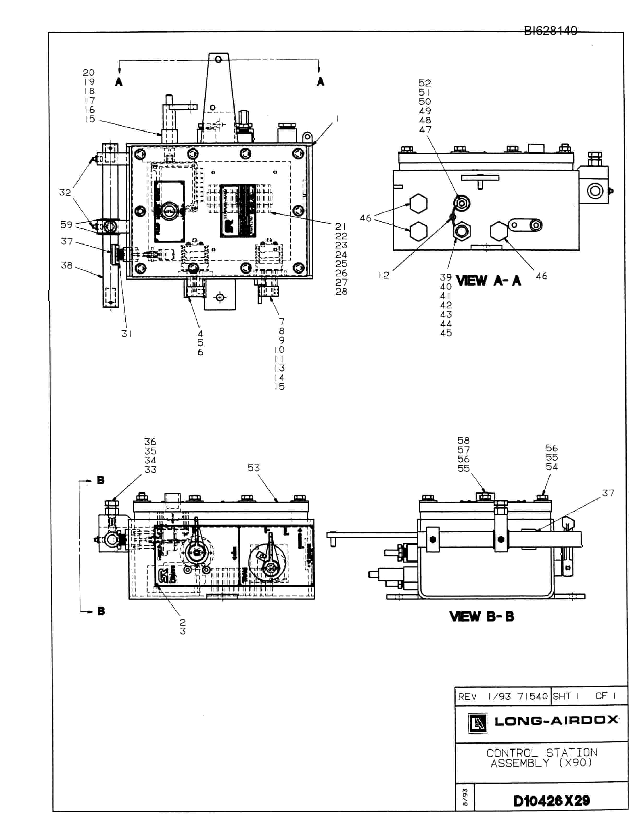 Bucyrus 488 Parts Catalog BI628140-2