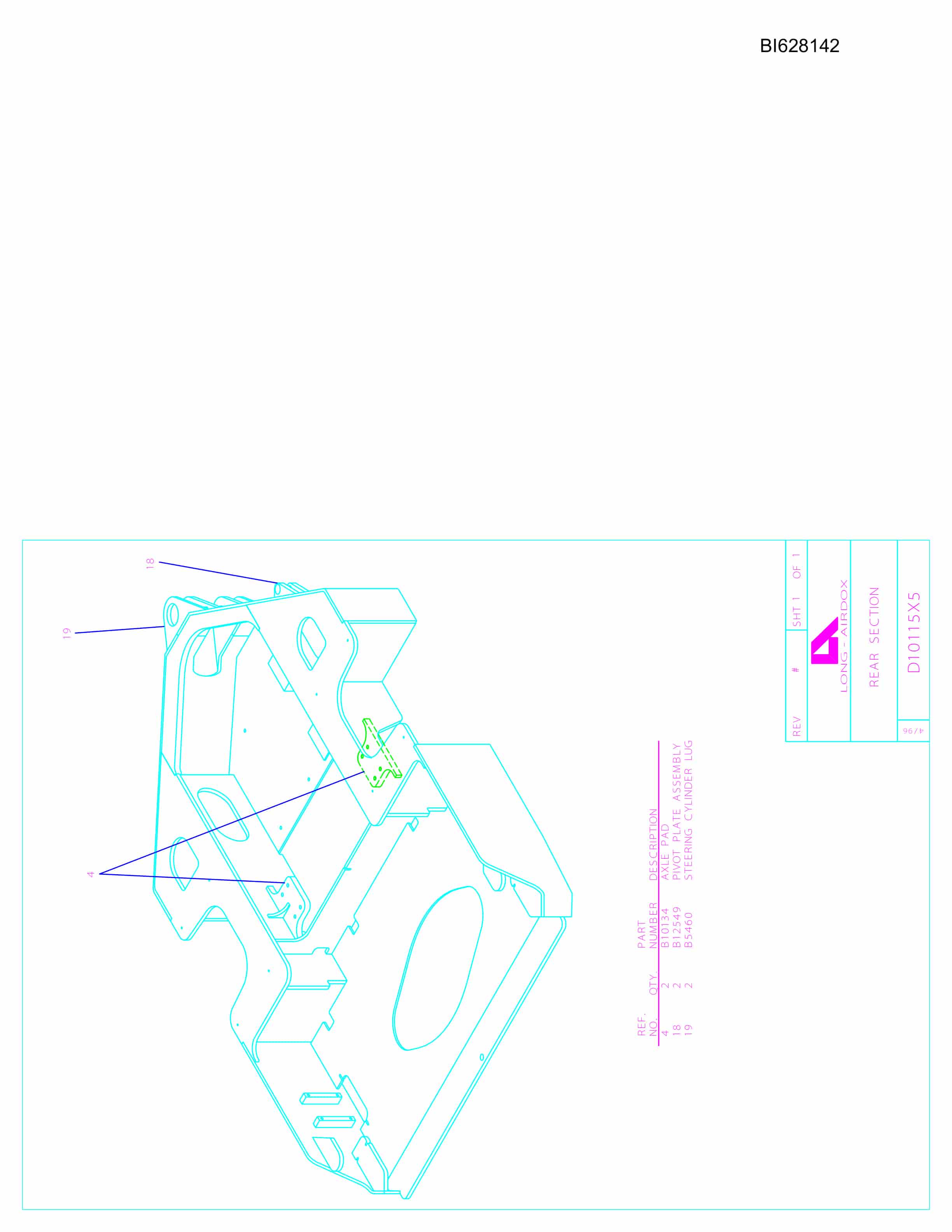 Bucyrus 488 Parts Catalog BI628142-3
