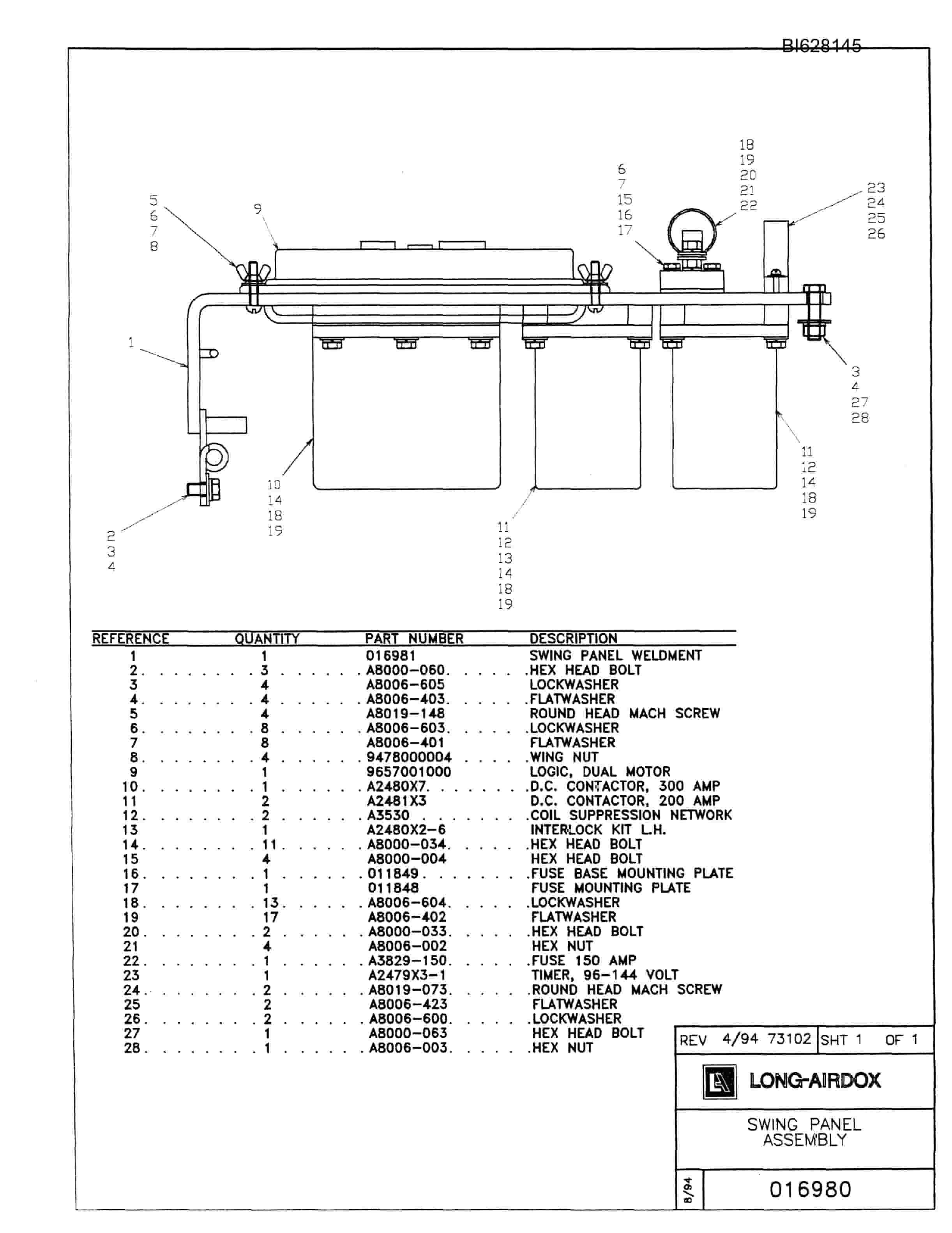 Bucyrus 488 Parts Catalog BI628145-2