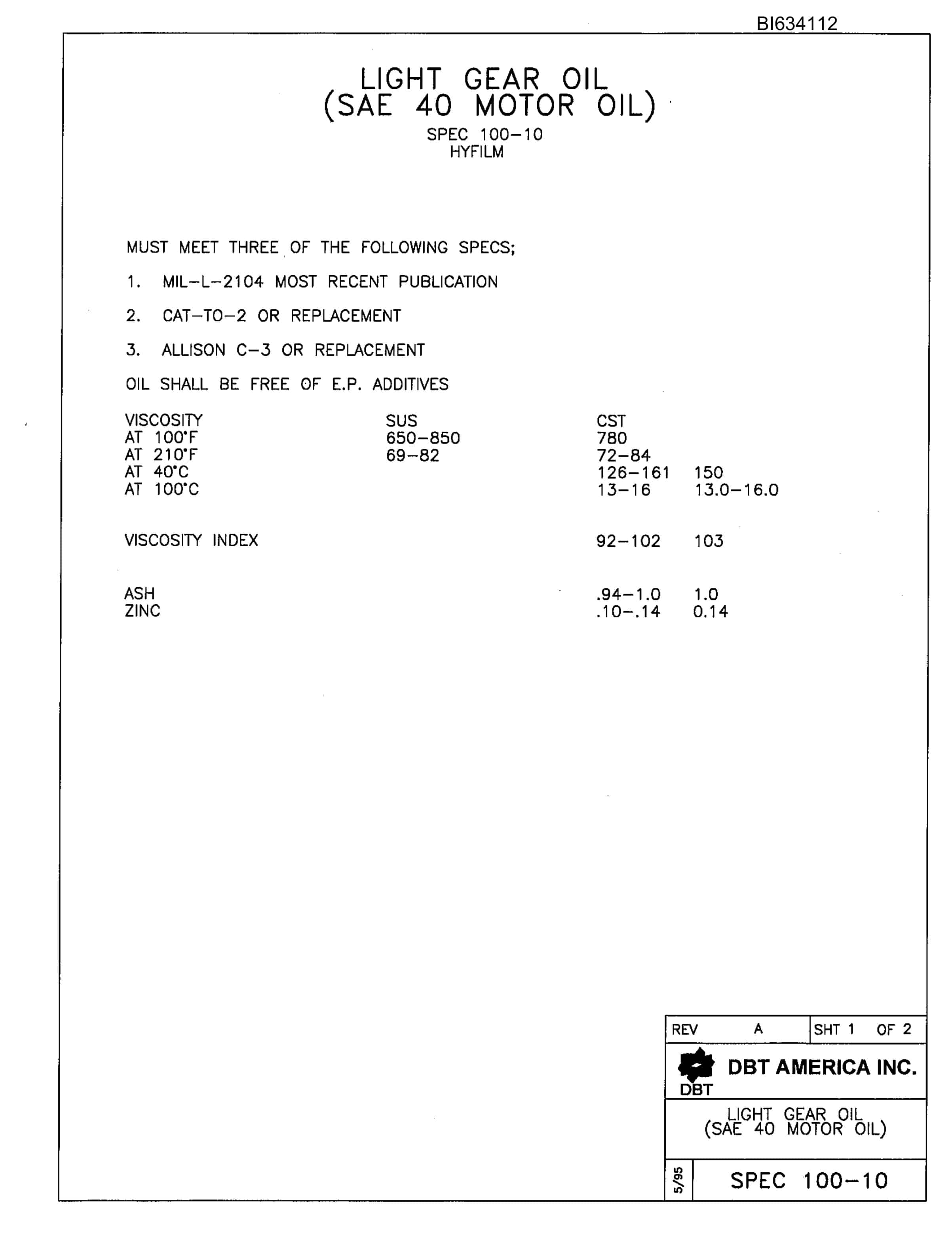 Bucyrus 488 Parts Catalog BI634112-3