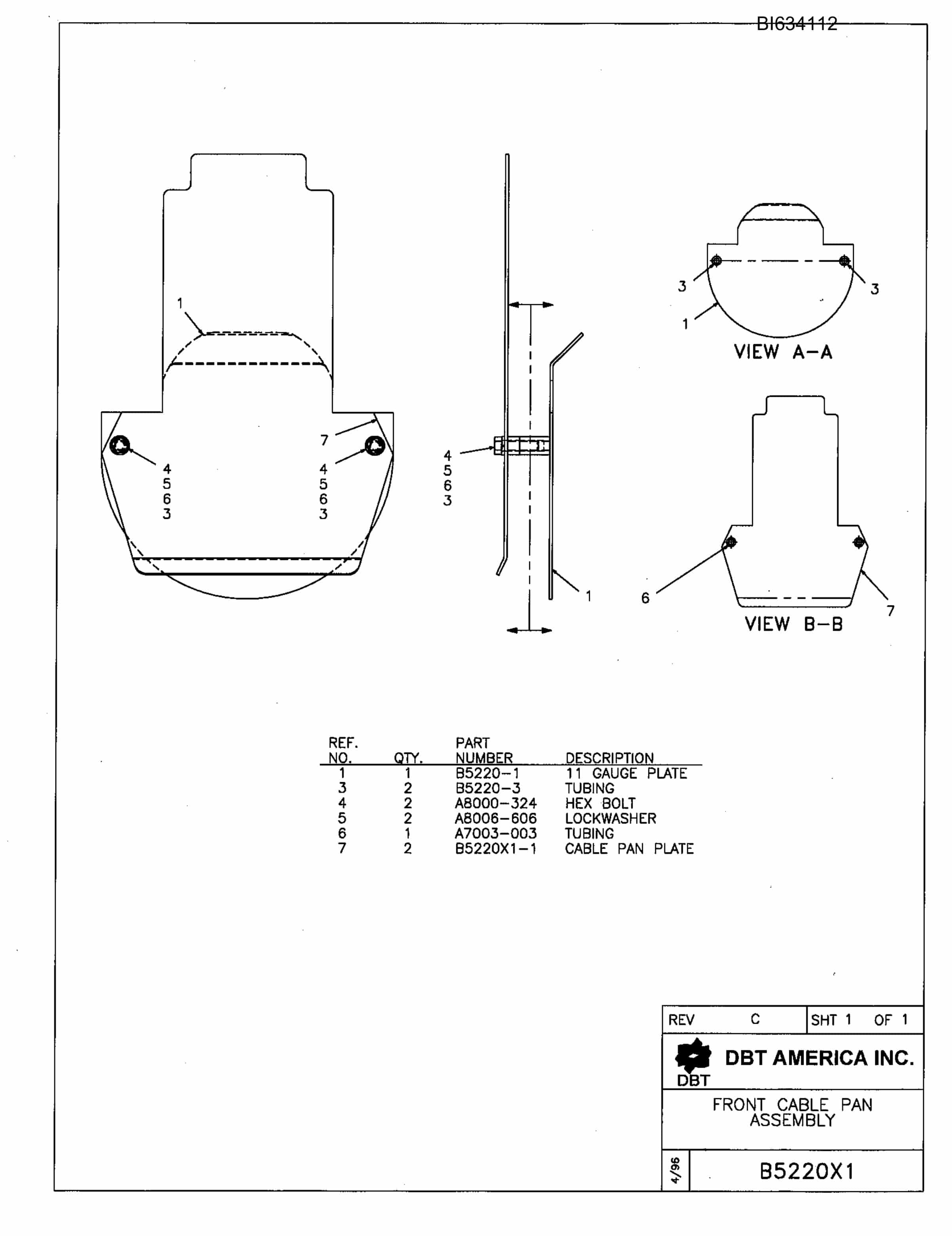 Bucyrus 488 Parts Catalog BI634112-4