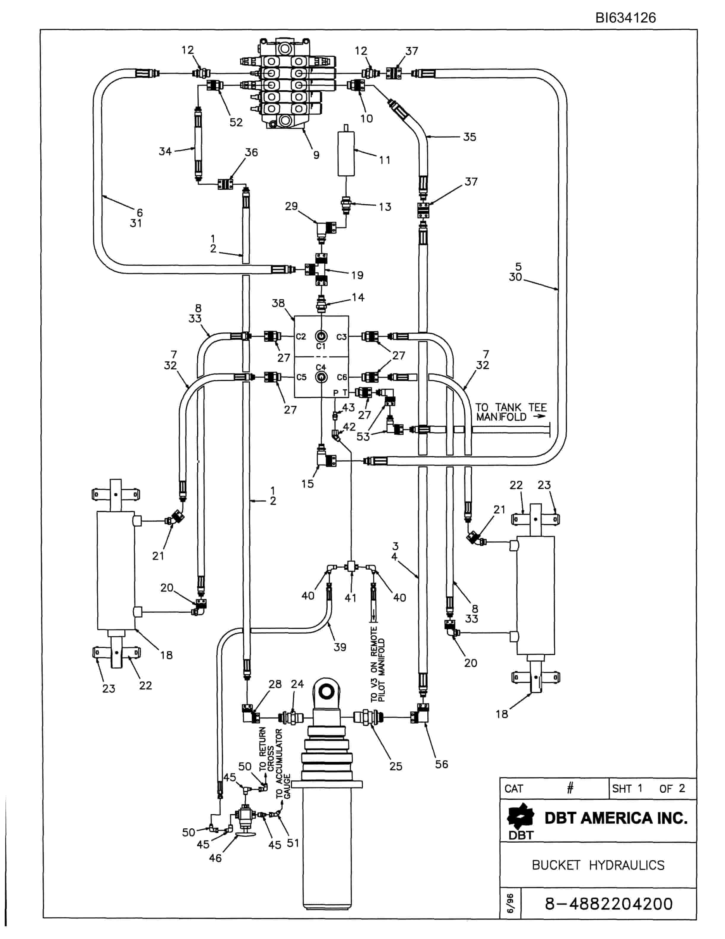 Bucyrus 488 Parts Catalog BI634126-2