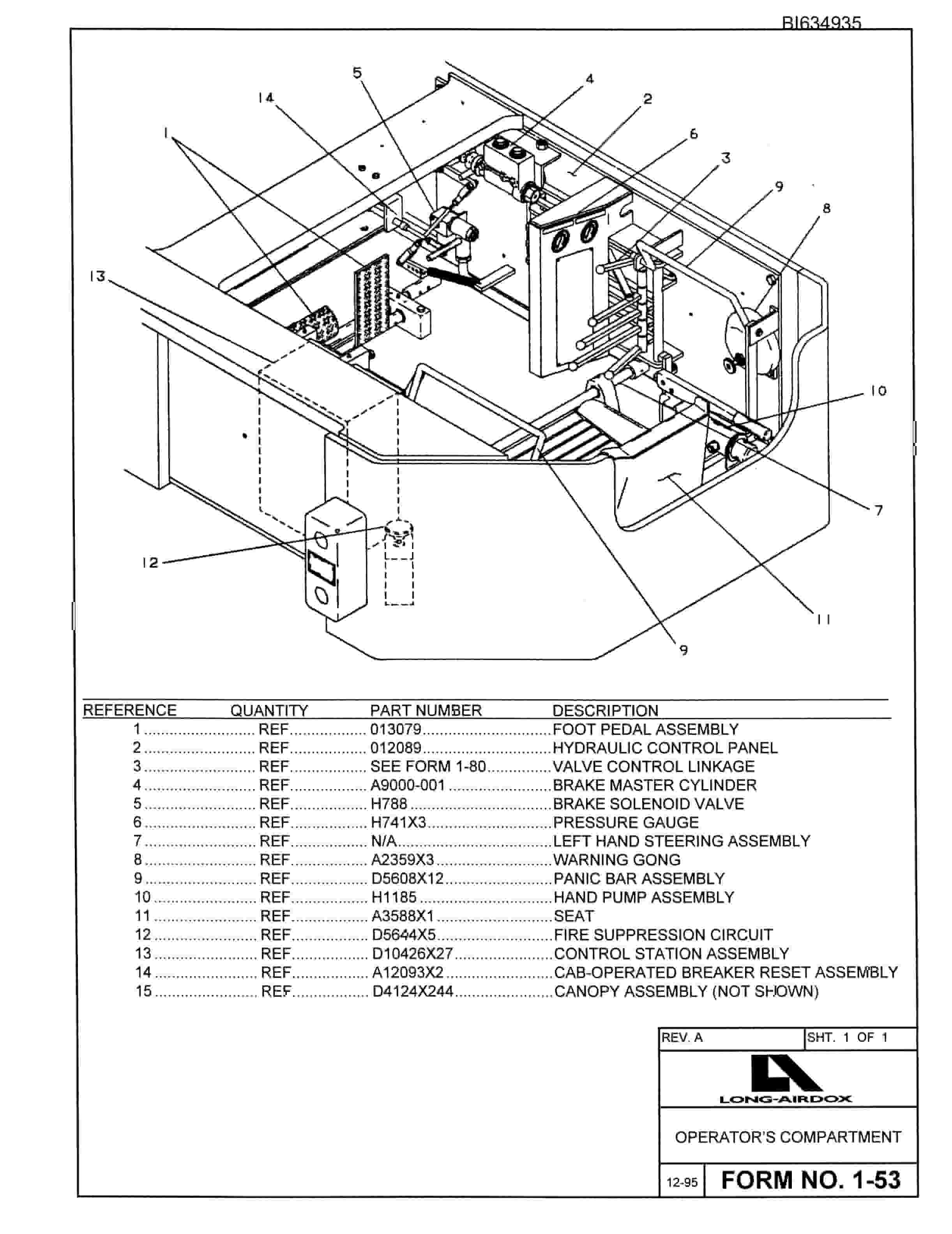 Bucyrus 488 Parts Catalog BI634935-4
