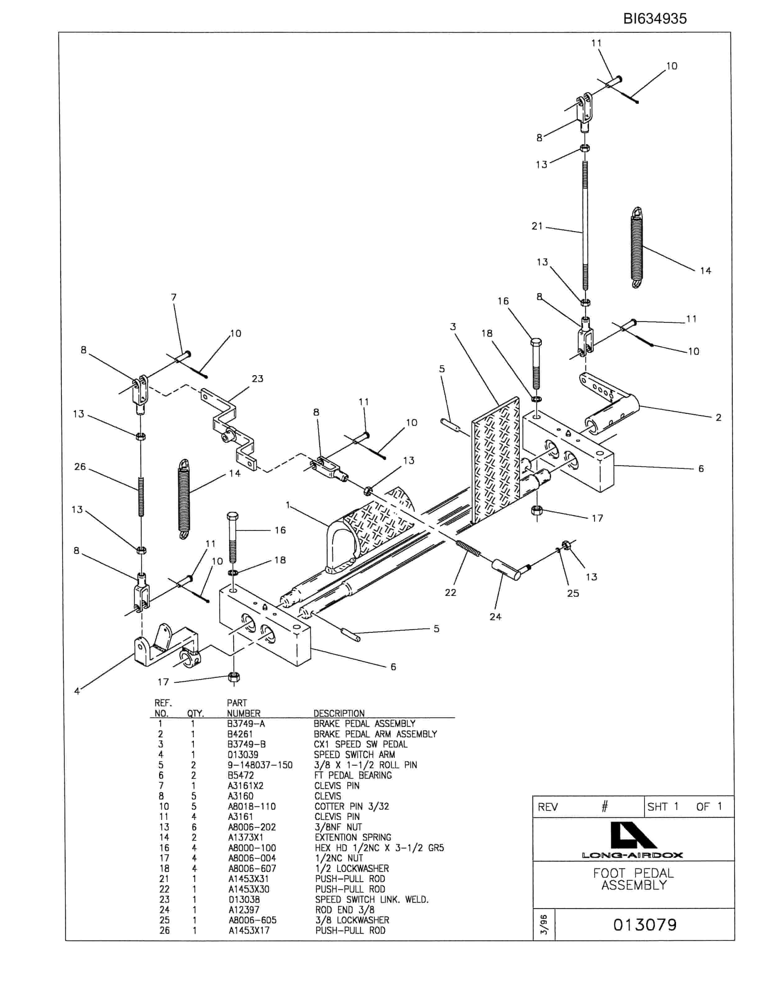Bucyrus 488 Parts Catalog BI634935-5
