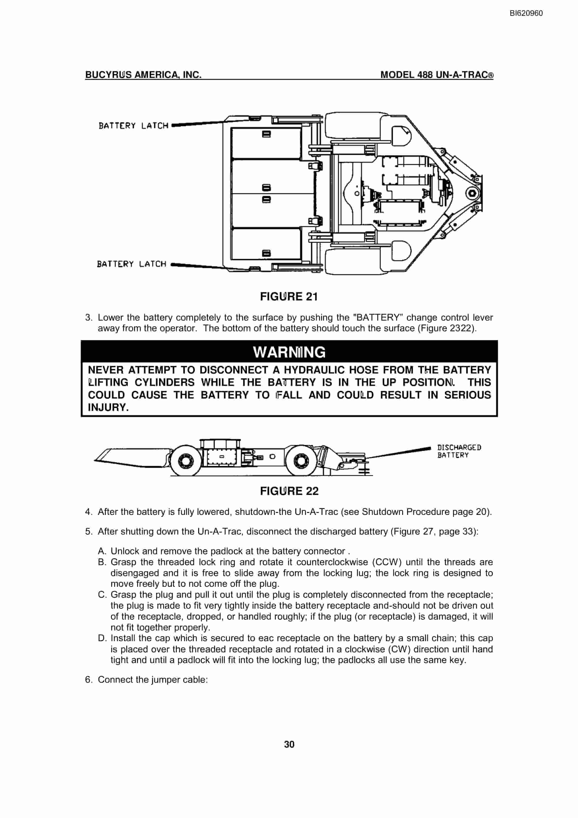 Bucyrus 488LA W-LA 2000 Controller China Operation Manual BI620960-2