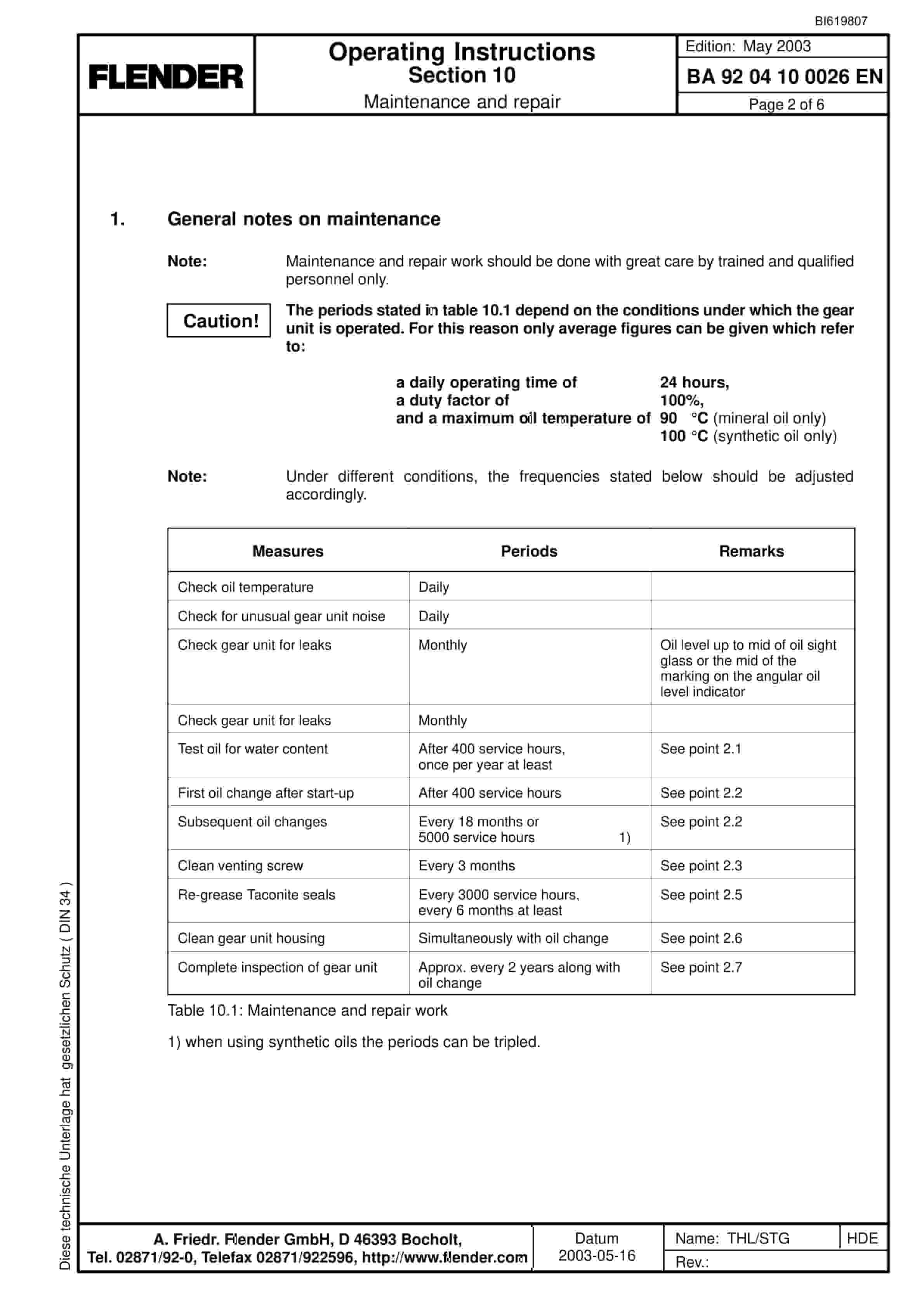 Bucyrus 495 HP Hoist Operating Instructions BI619807 2 Bucyrus 495 HP Hoist Operating Instructions BI619807 - Image 2