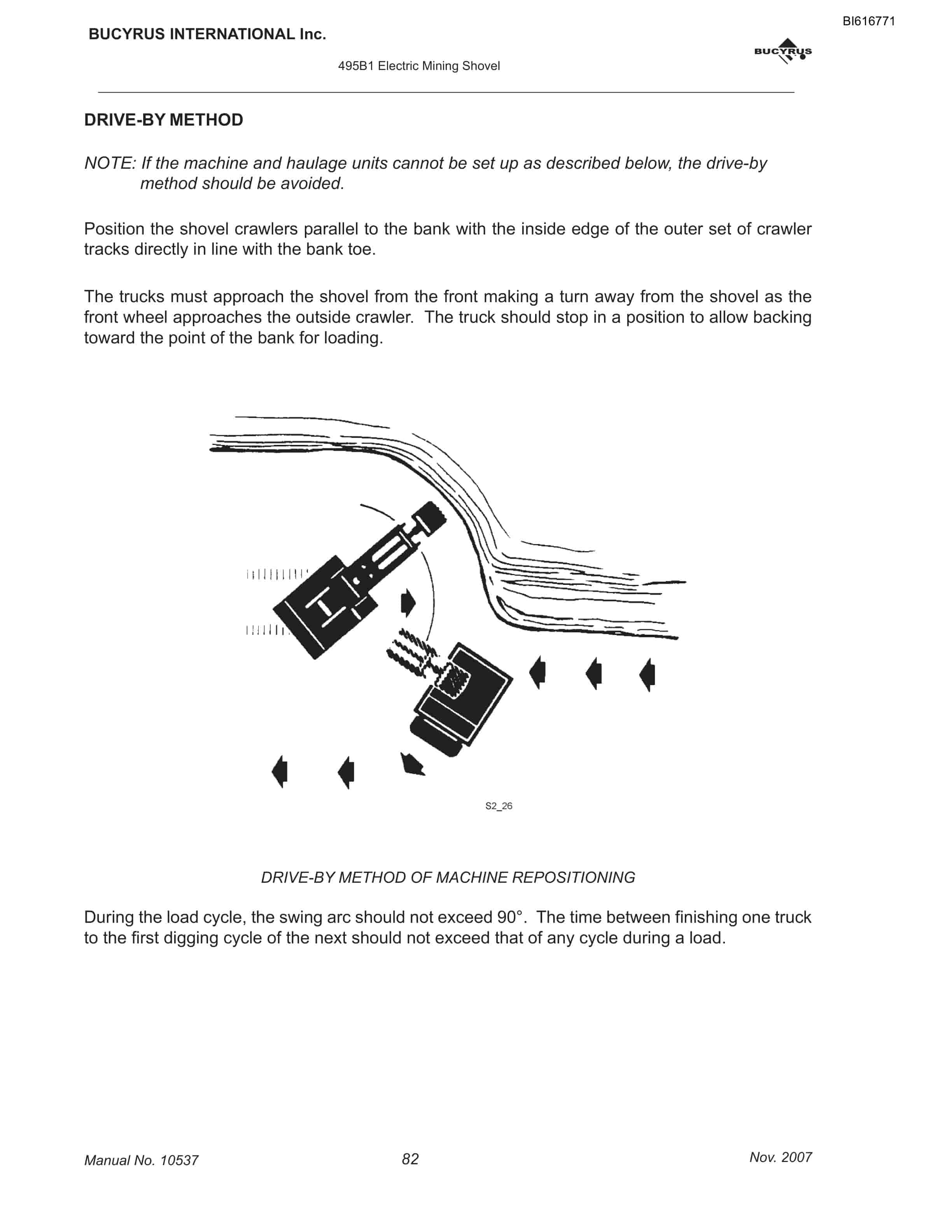 Bucyrus 495BI Mining Shovel Technical Manual BI616771-4