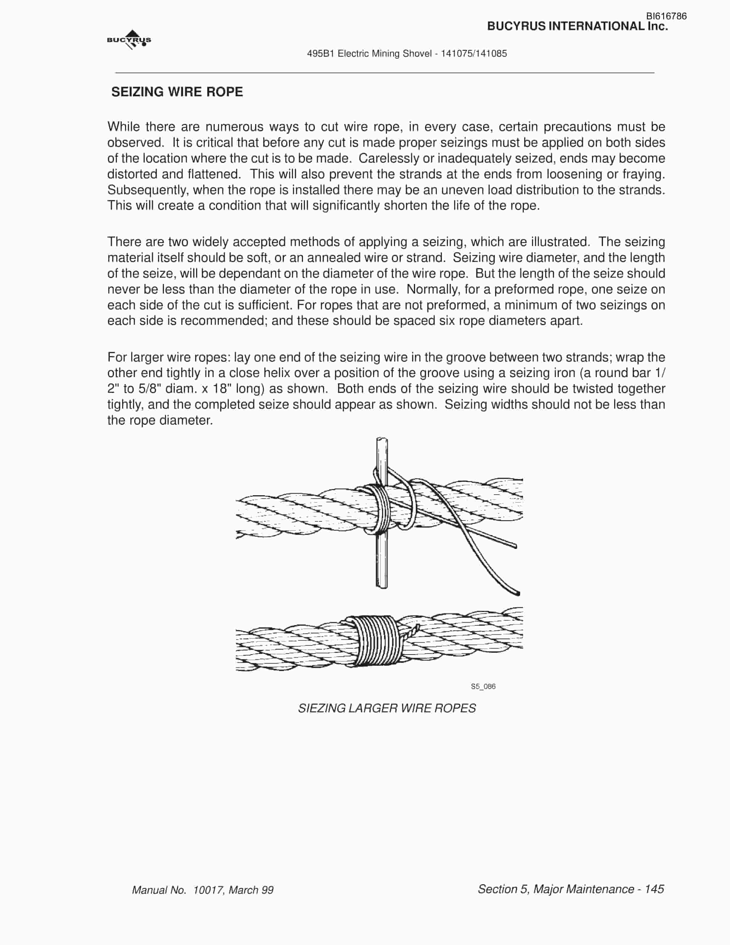 Bucyrus 495BI Mining Shovel Technical Manual BI616786 5 Bucyrus 495BI Mining Shovel Technical Manual BI616786 - Image 5