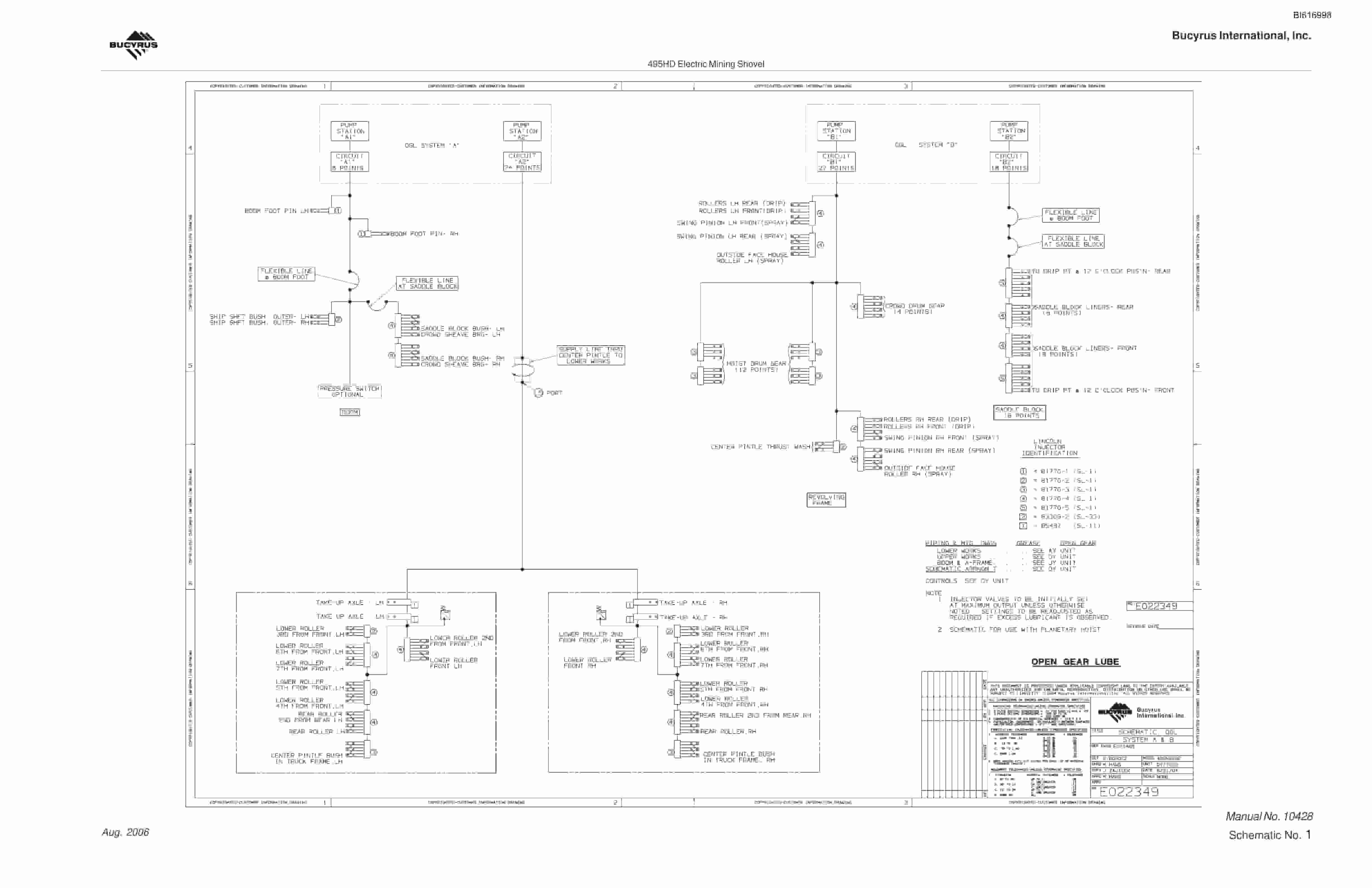 Bucyrus 495HD Mining Shovel Maintenance And Operation Manual BI616998-4