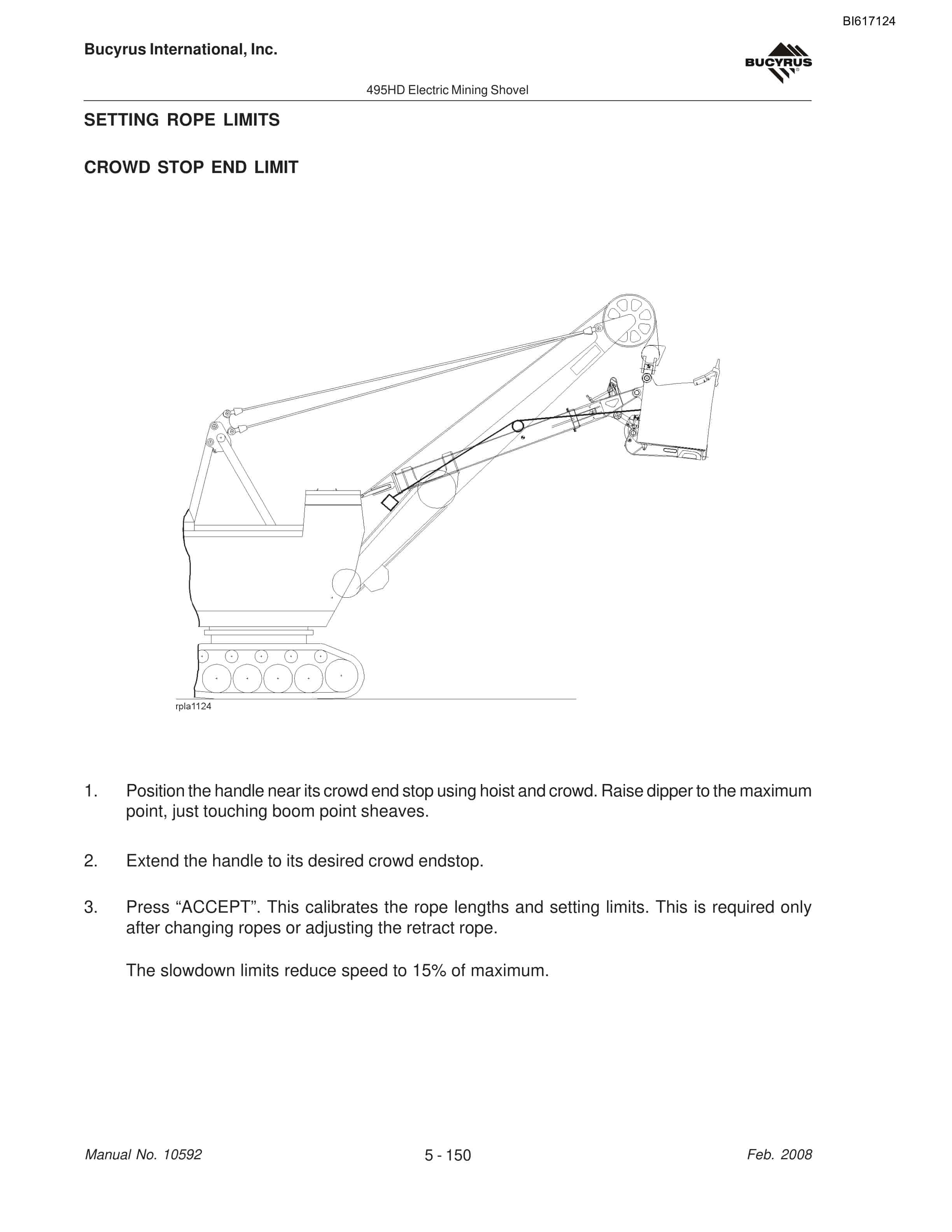 Bucyrus 495HD Mining Shovel Maintenance And Operation Manual BI617124-4