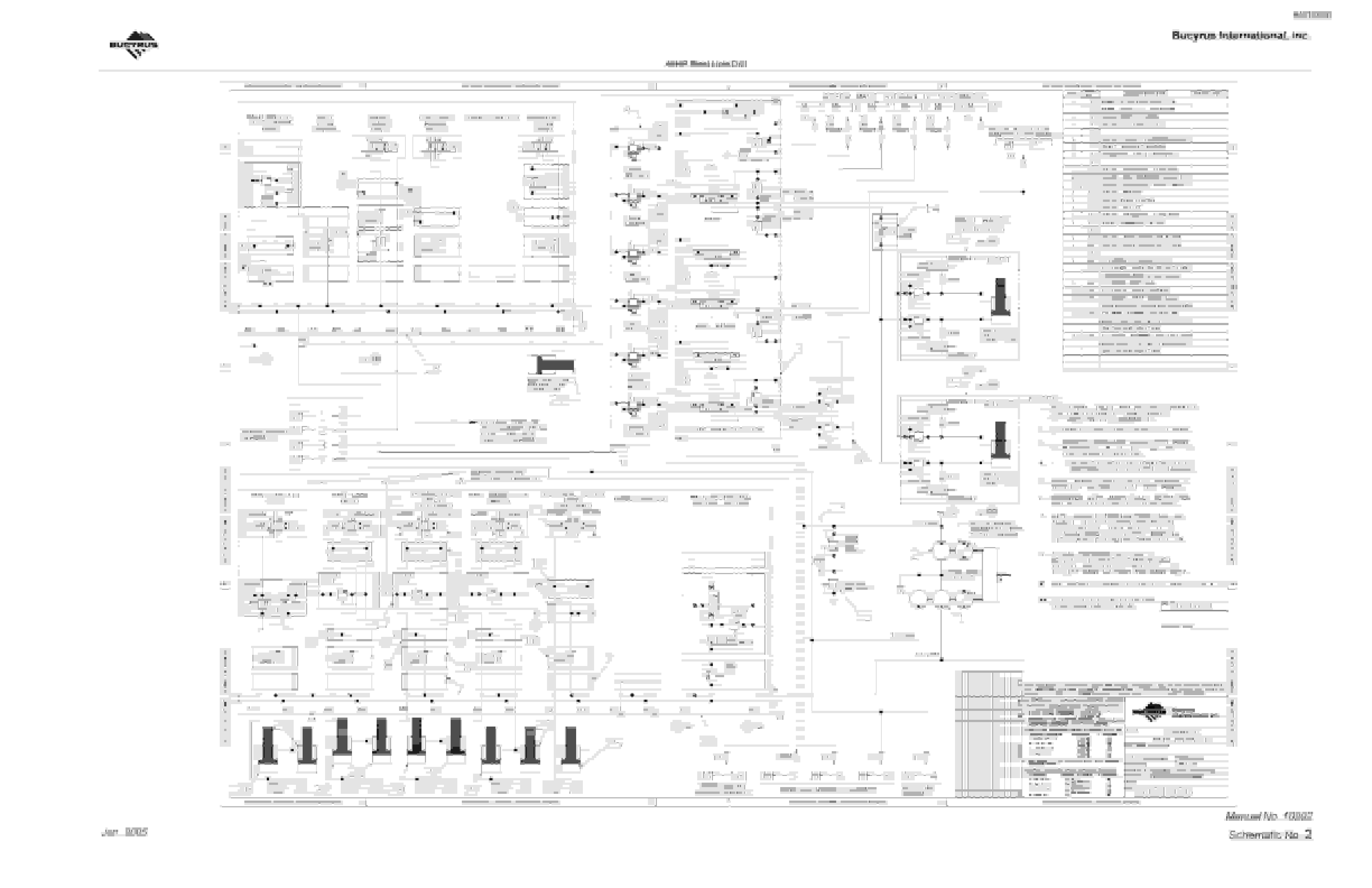 Bucyrus 49HR Blast Hole Drill Maintenance And Operation Manual BI616960-5