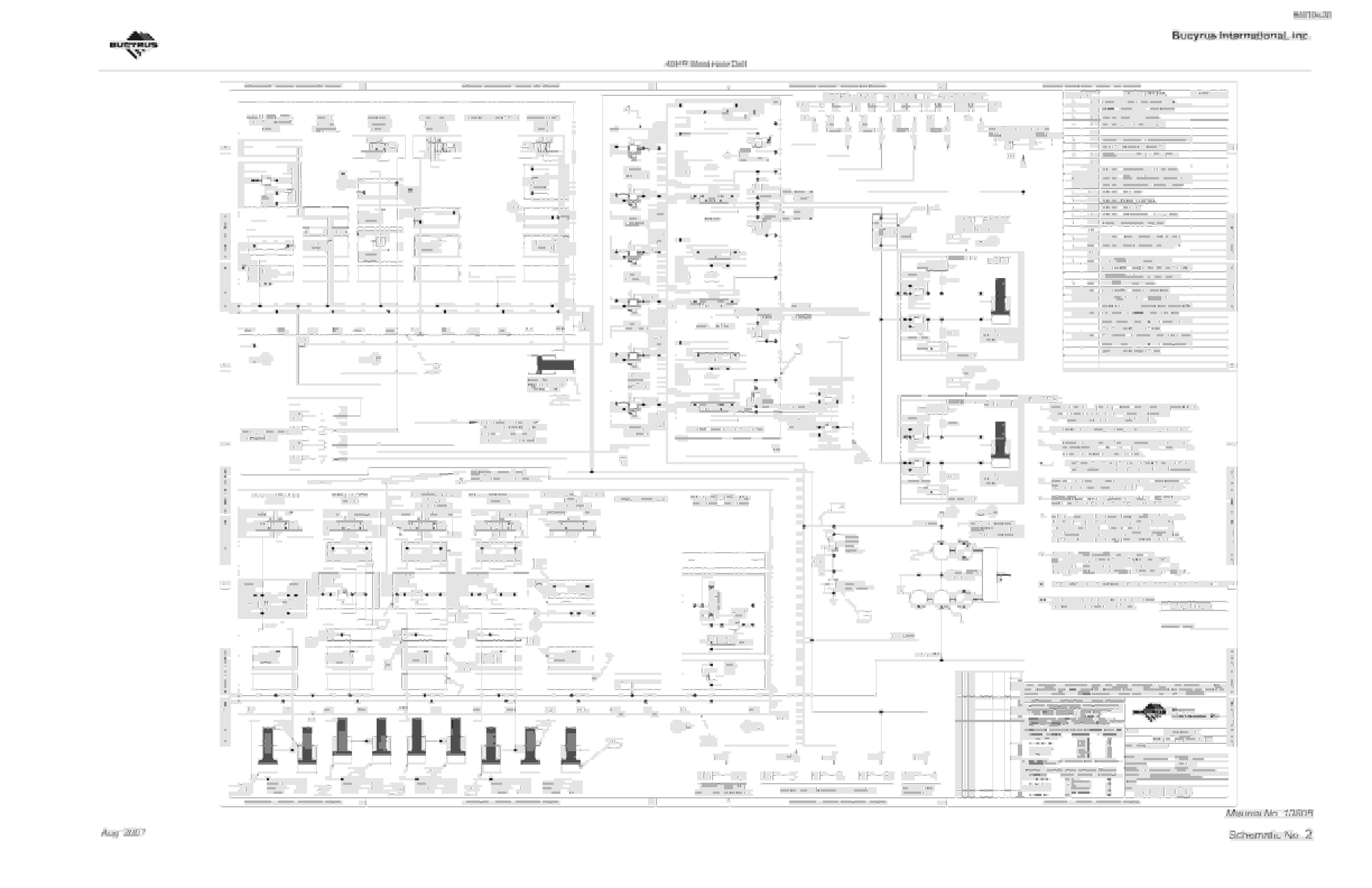 Bucyrus 49HR Blast Hole Drill Maintenance And Operation Manual BI619430-5