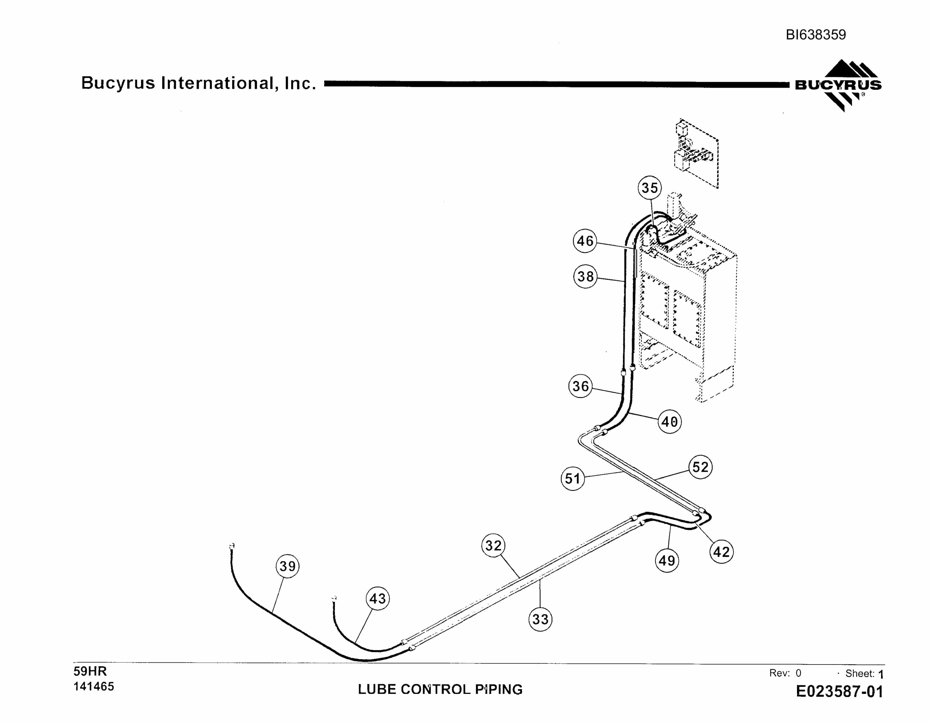Bucyrus 59HR Blast Hole Drill Parts Book BI638359-02-EN-4
