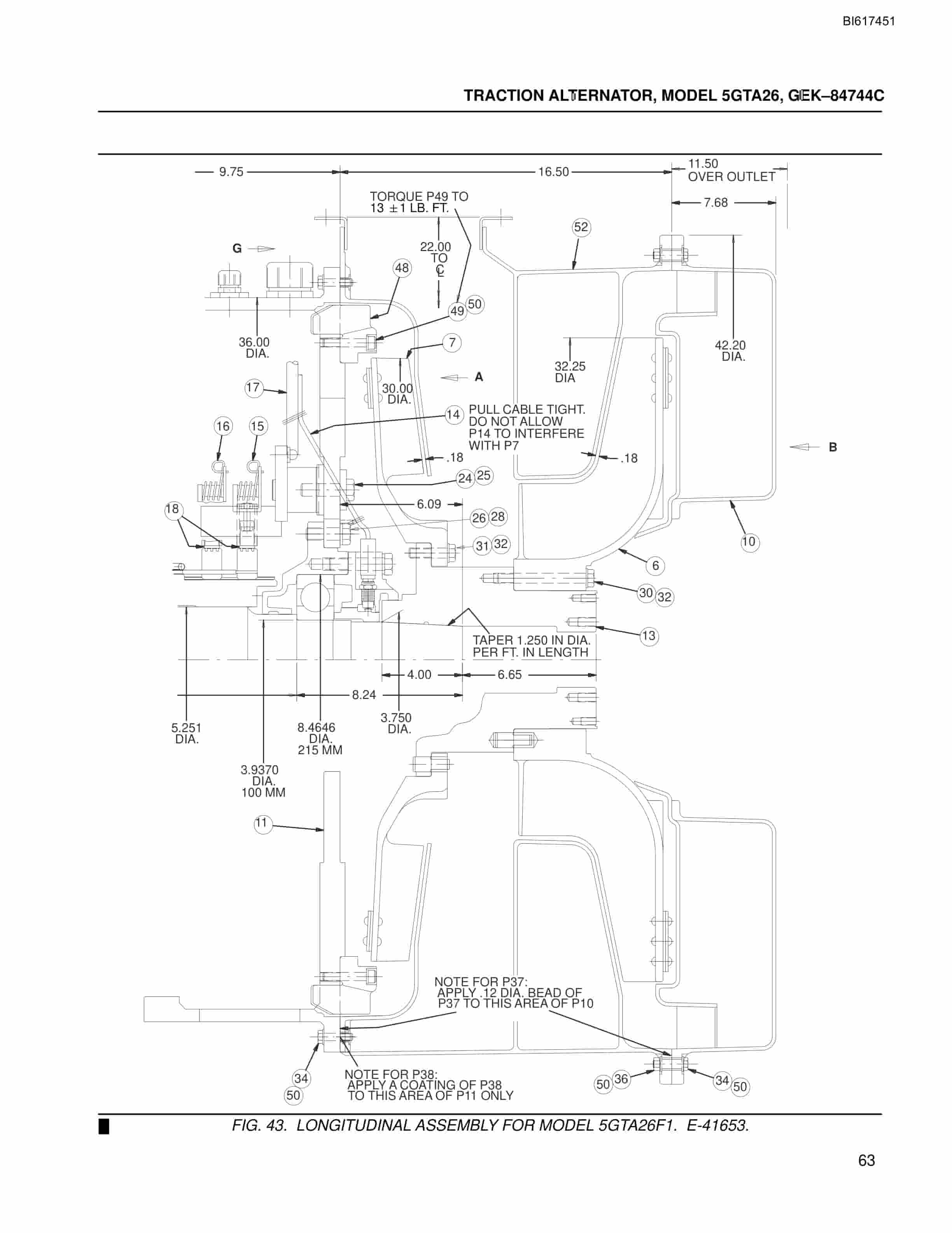 Bucyrus 5GTA26 Traction Alternator Technical Manual BI617451-4