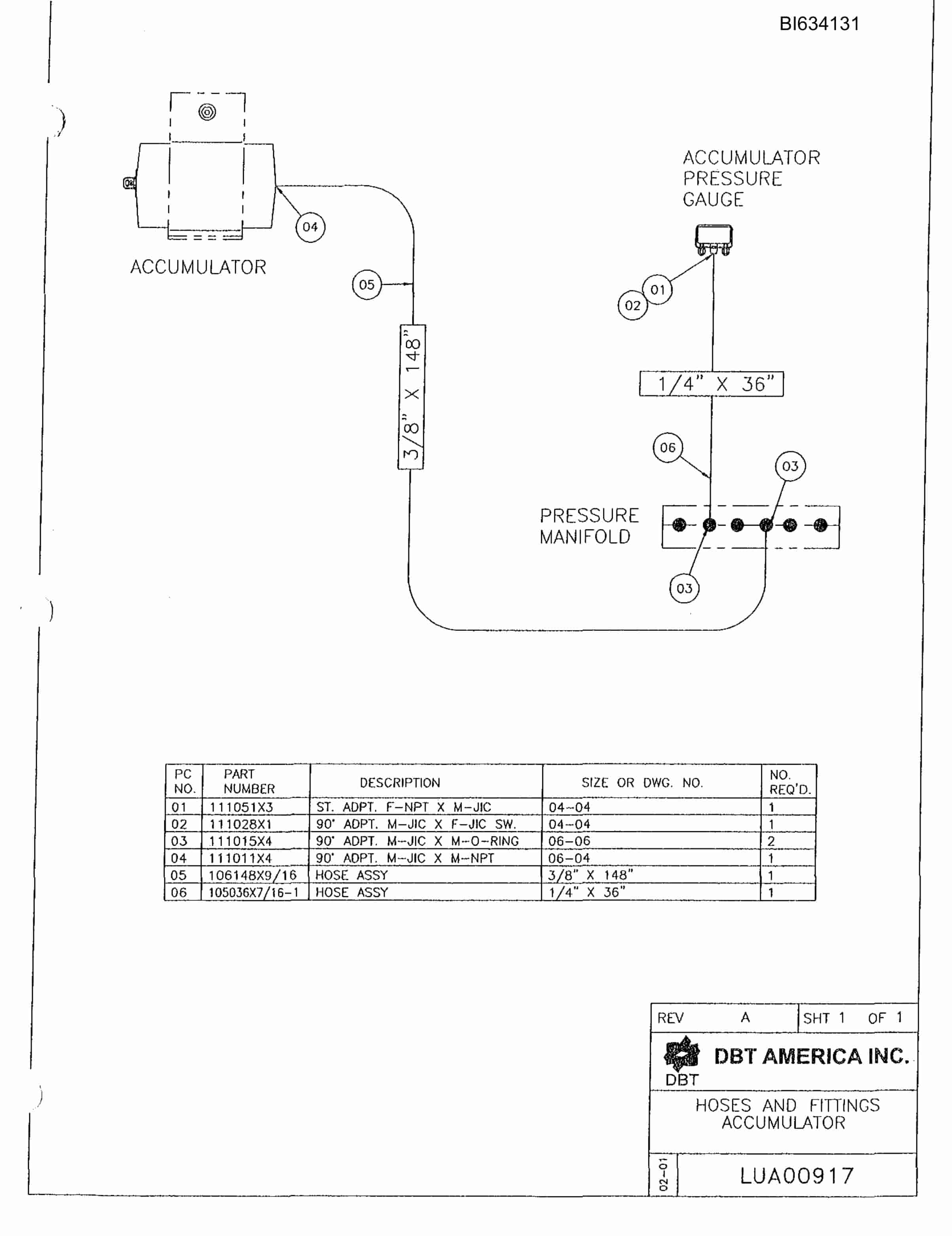 Bucyrus 602 Parts Catalog BI634131-2