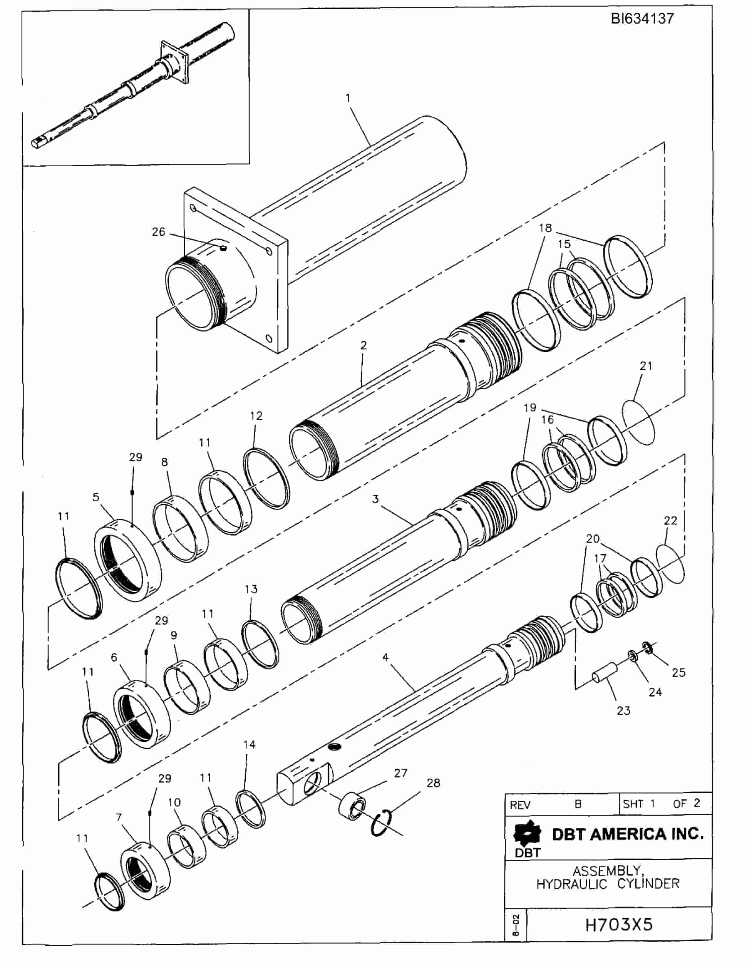 Bucyrus 630 Parts Catalog BI634137-2