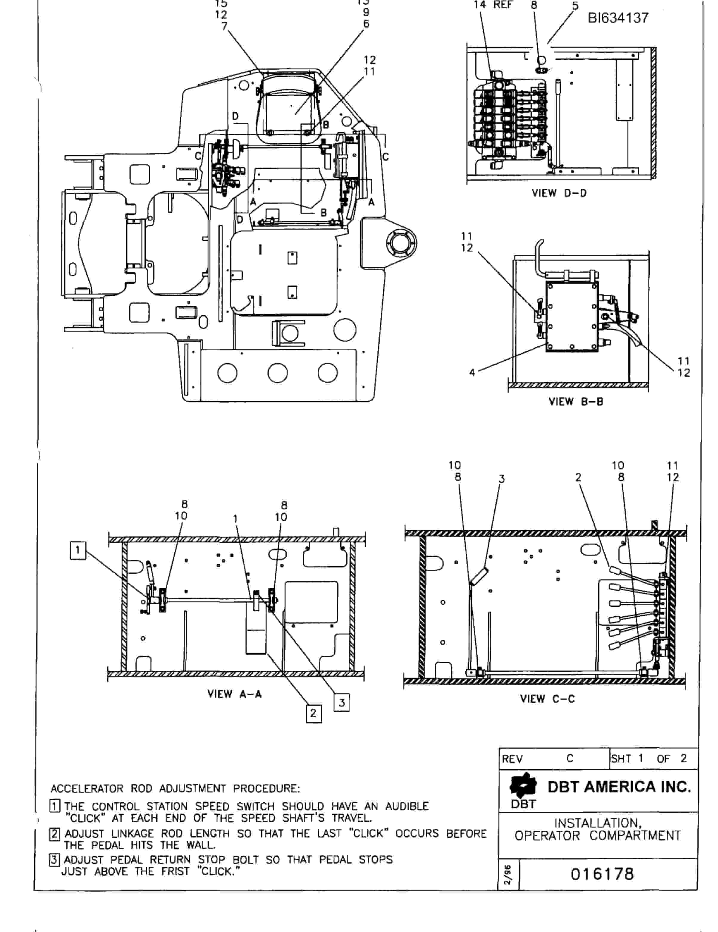 Bucyrus 630 Parts Catalog BI634137-4