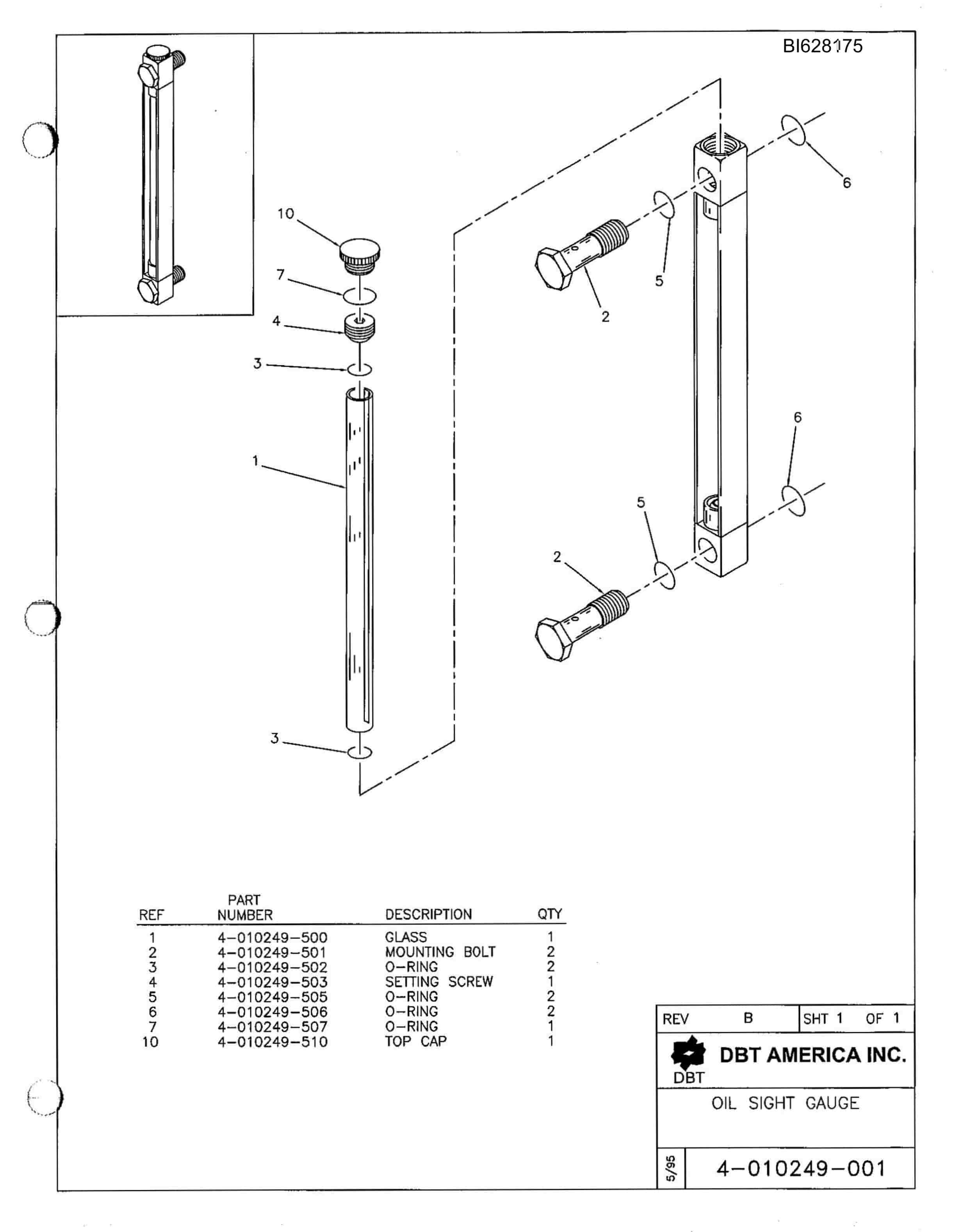 Bucyrus 636-2 Parts Catalog BI628179-2