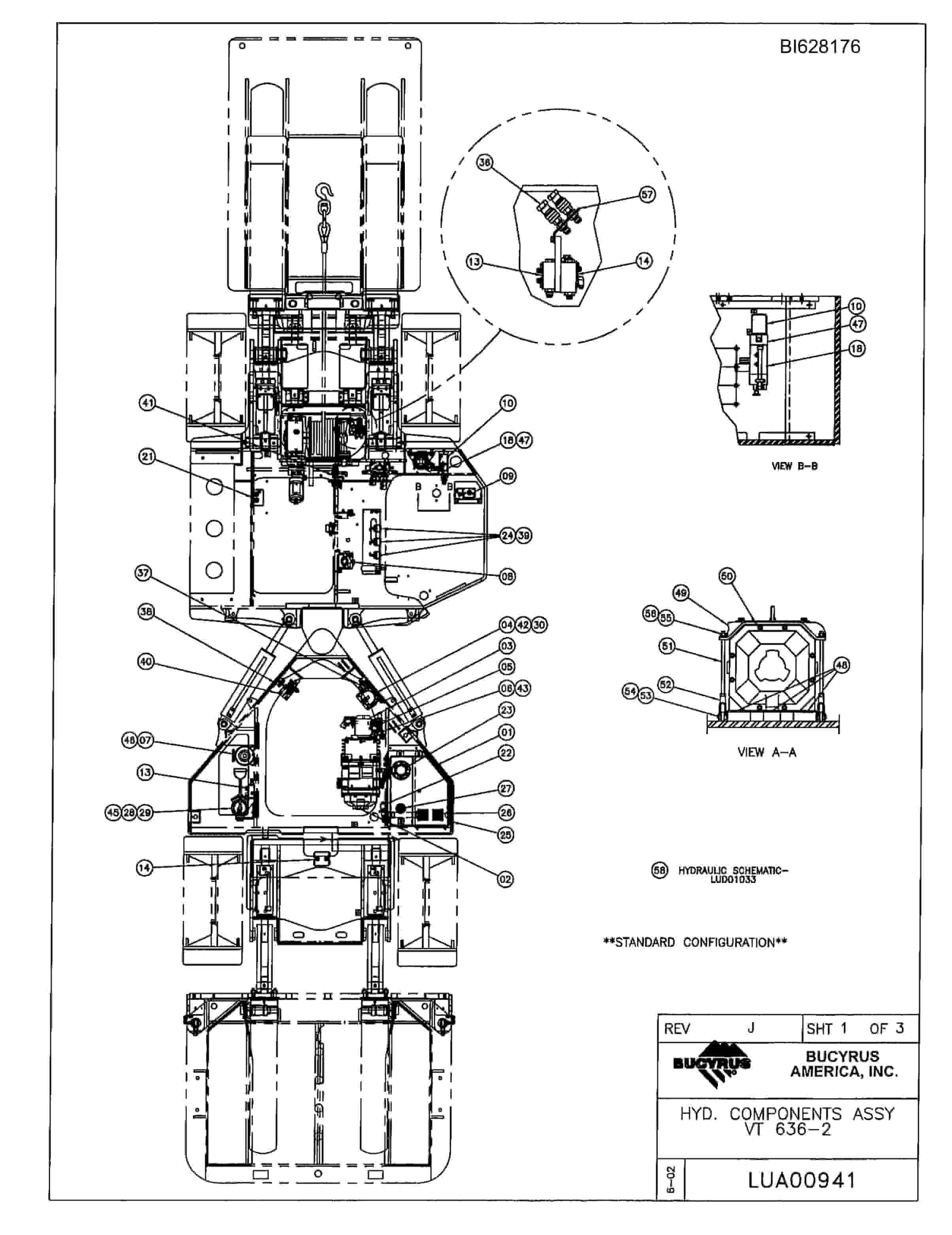 Bucyrus 636 Parts Catalog BI628176-5