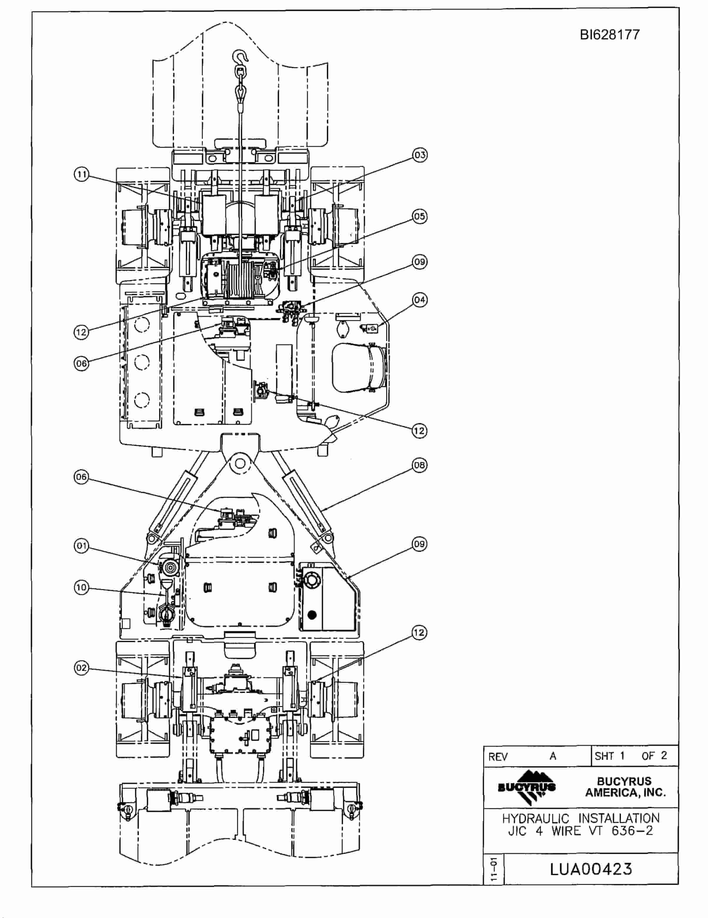 Bucyrus 636 Parts Catalog BI628177-3