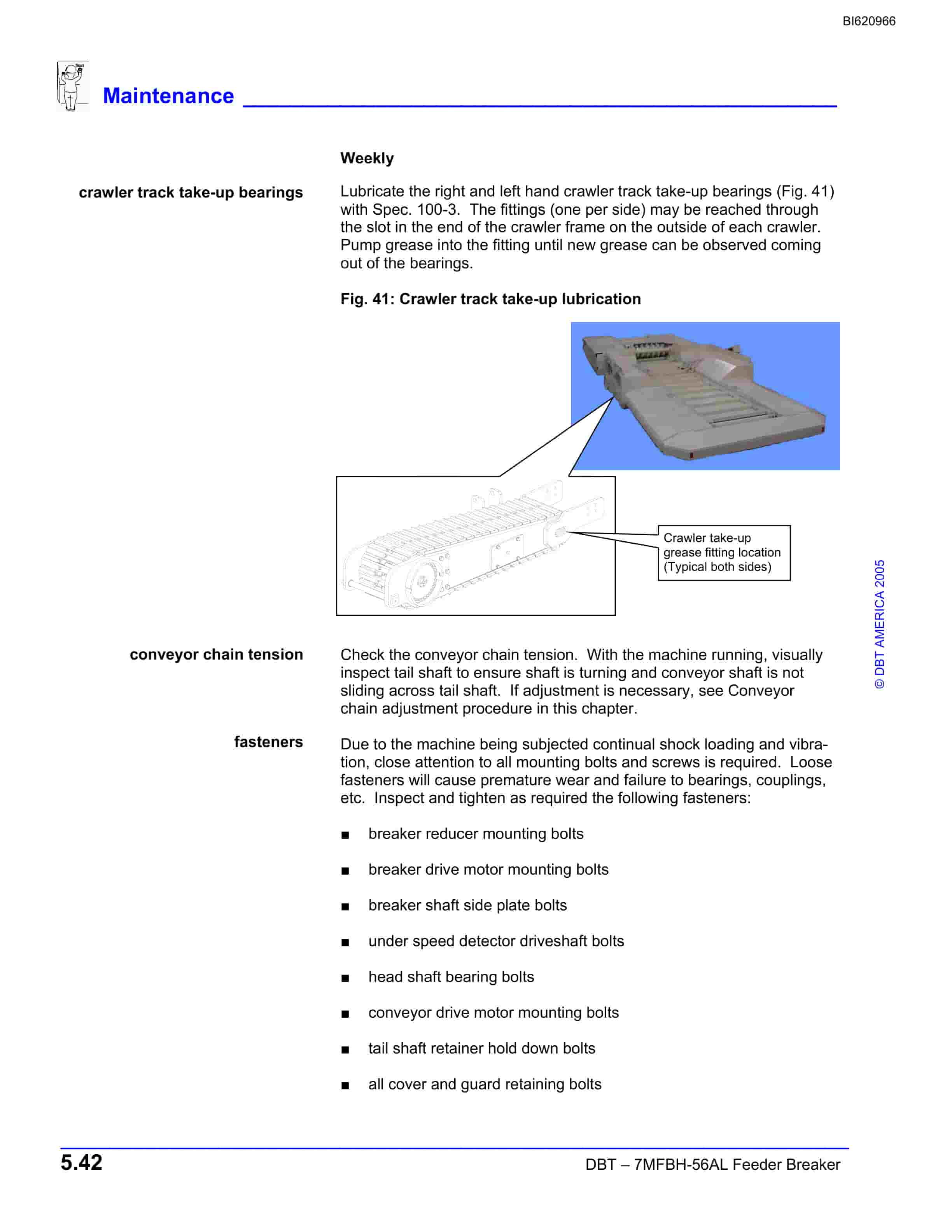 Bucyrus 7MFBH-56AL Feeder Breaker Technical Manual BI620966-2