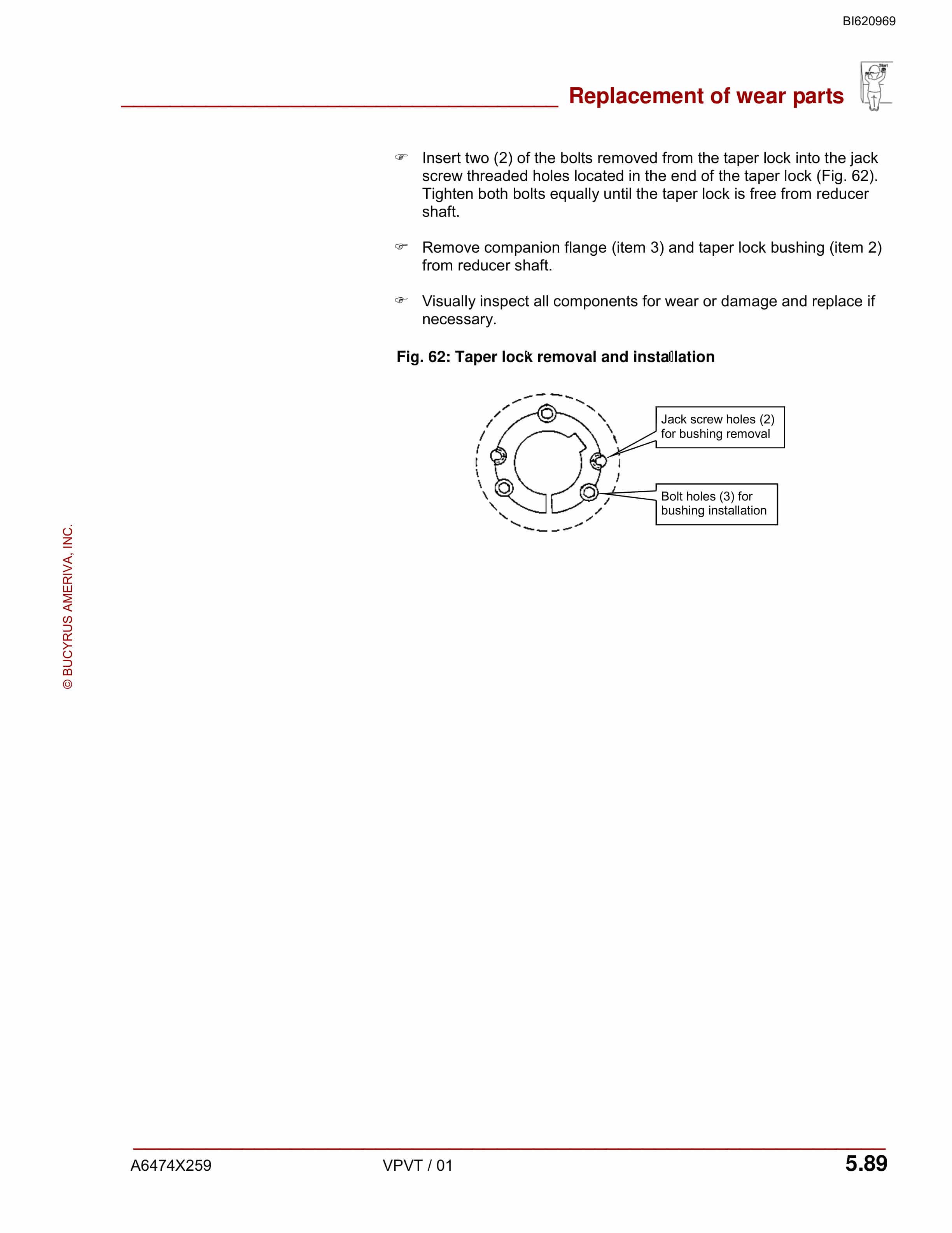 Bucyrus 7MFBH-56DD Feeder Breaker Technical Manual BI620969-4