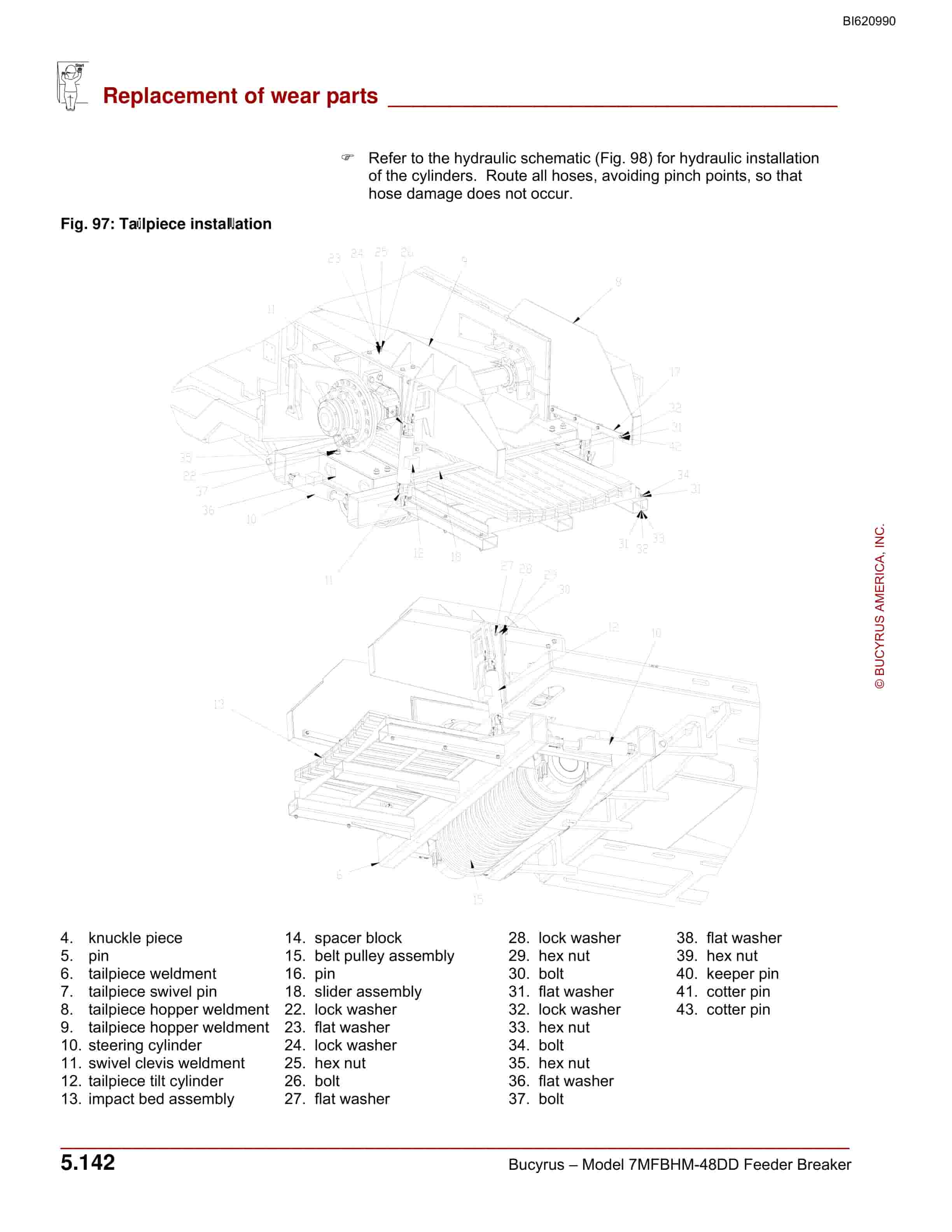Bucyrus 7MFBHM-48DD Feeder Breaker Operation And Maintenance Manual BI620990-4