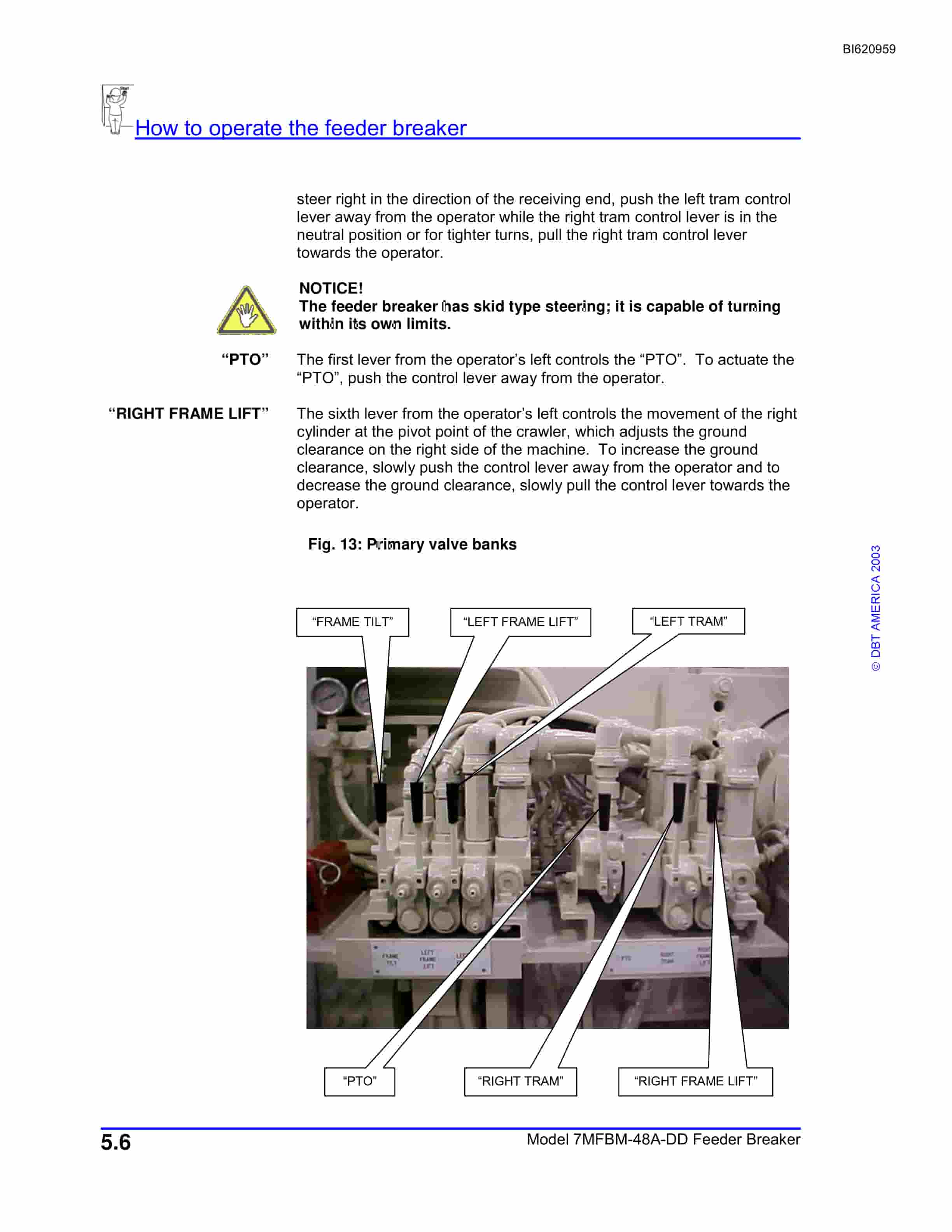 Bucyrus 7MFBM-48A-DD Feeder Breaker Technical Manual BI620959-3