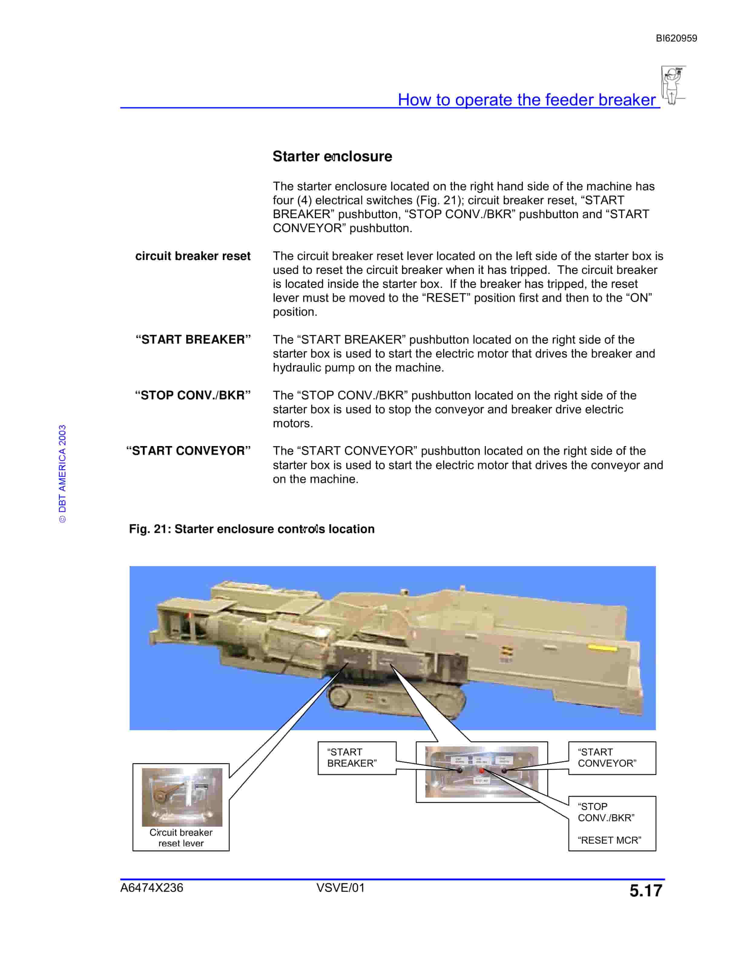 Bucyrus 7MFBM-48A-DD Feeder Breaker Technical Manual BI620959-5