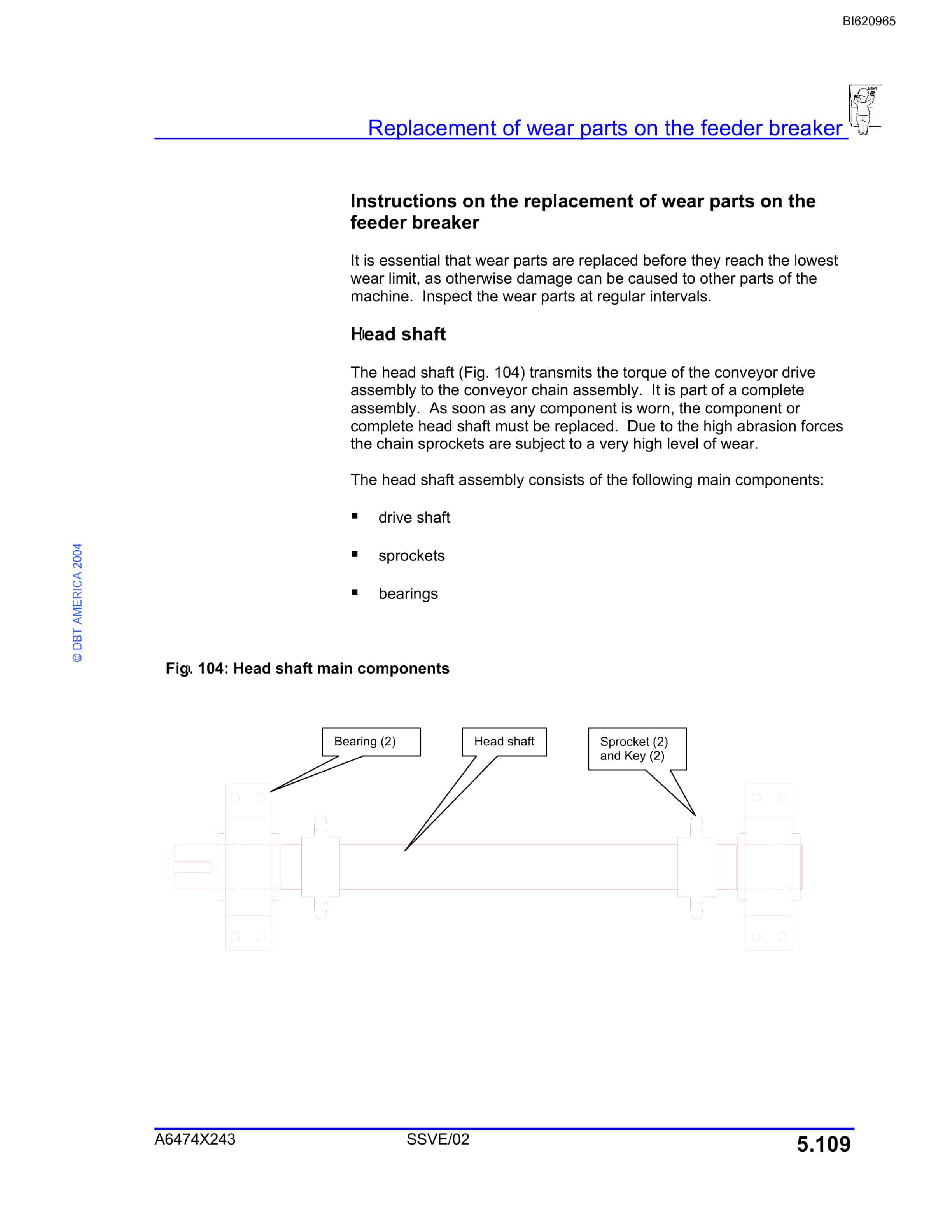 Bucyrus 7MFBM-48A-DD Feeder Breaker Technical Manual BI620965-3