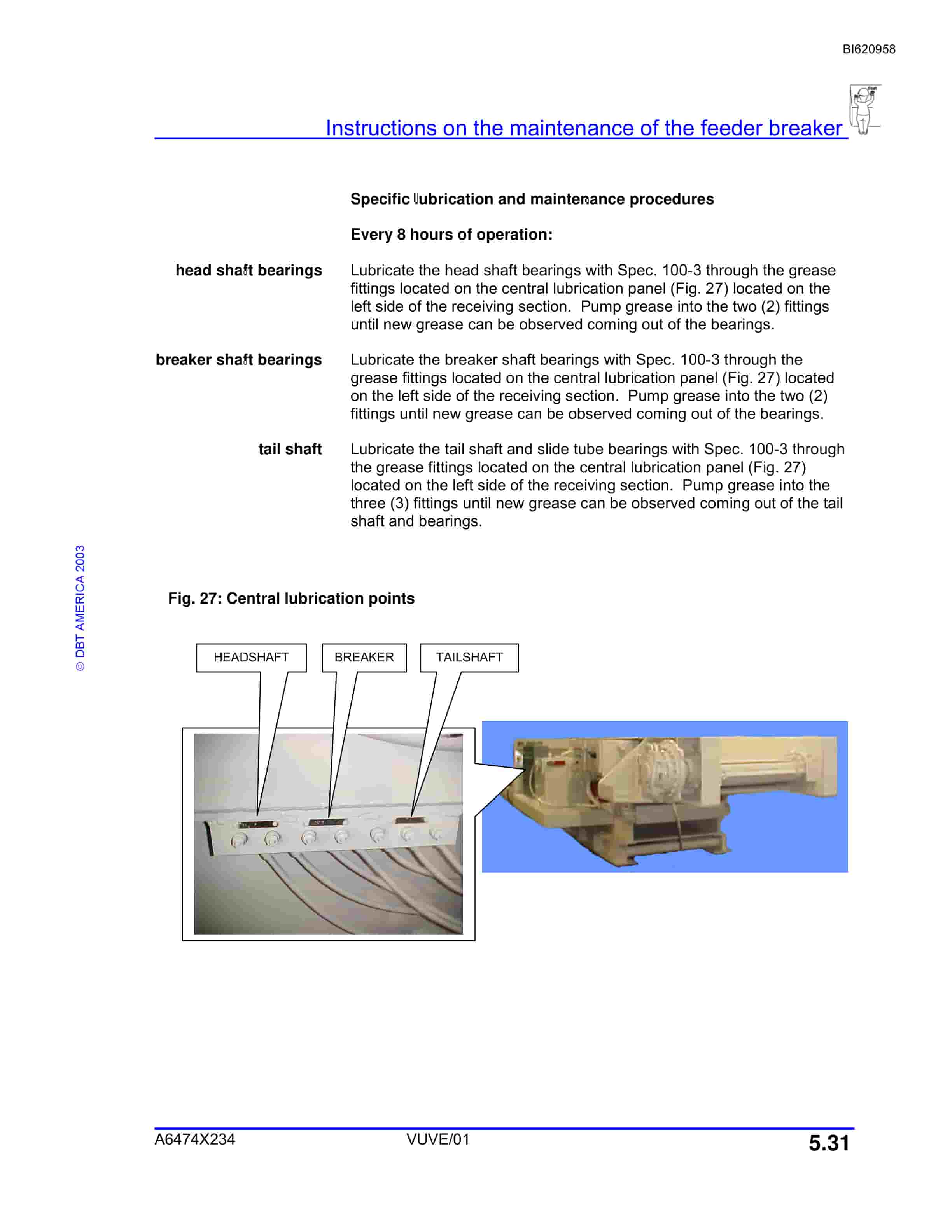 Bucyrus 7SFBH-56 Feeder Breaker Technical Manual BI620958-2