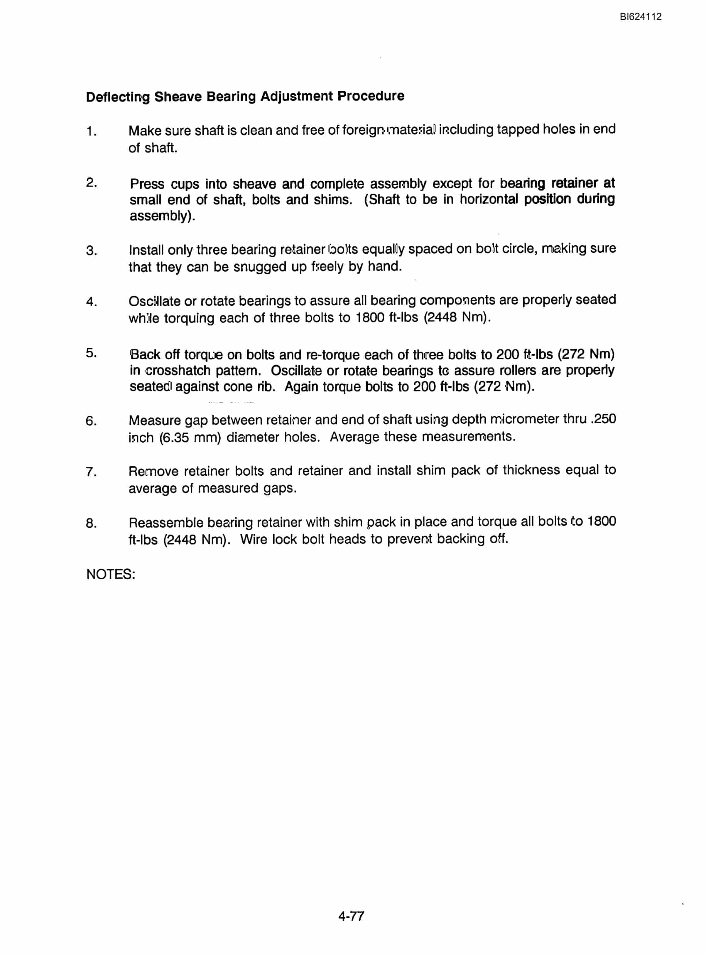 Bucyrus 8200 Walking Dragline Technical Manual BI624112 2 Bucyrus 8200 Walking Dragline Technical Manual BI624112 - Image 2