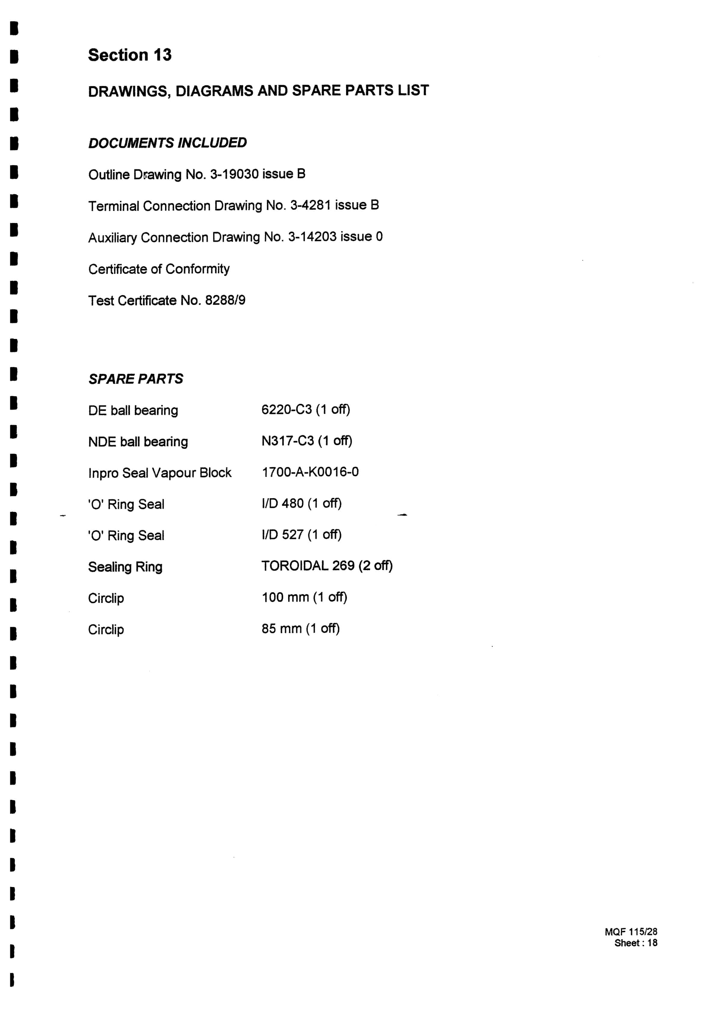 Bucyrus AC 3 Phase Induction Motor Technical Manual BI616702-4